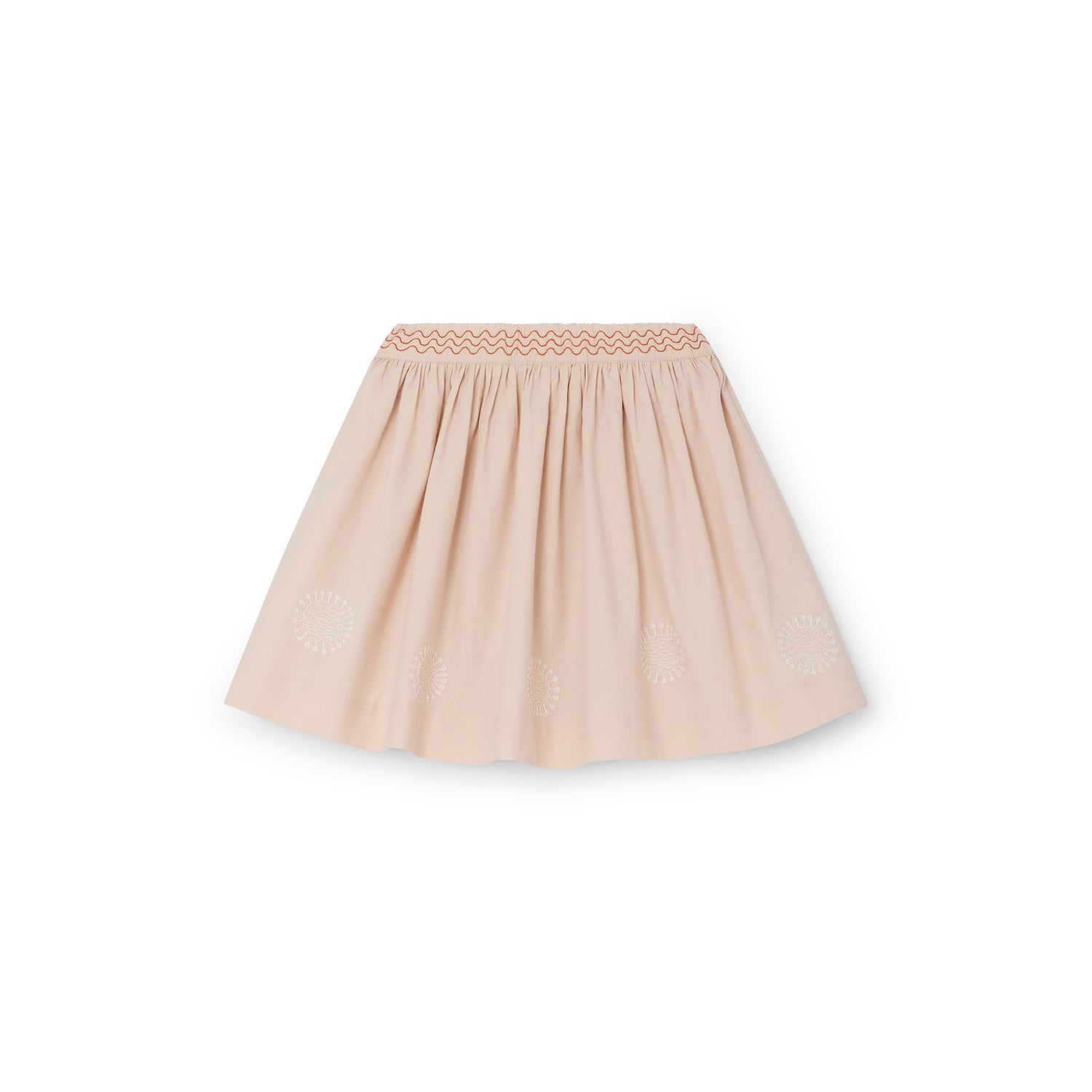 Jupe en popeline brodée - Bonpoint vintage