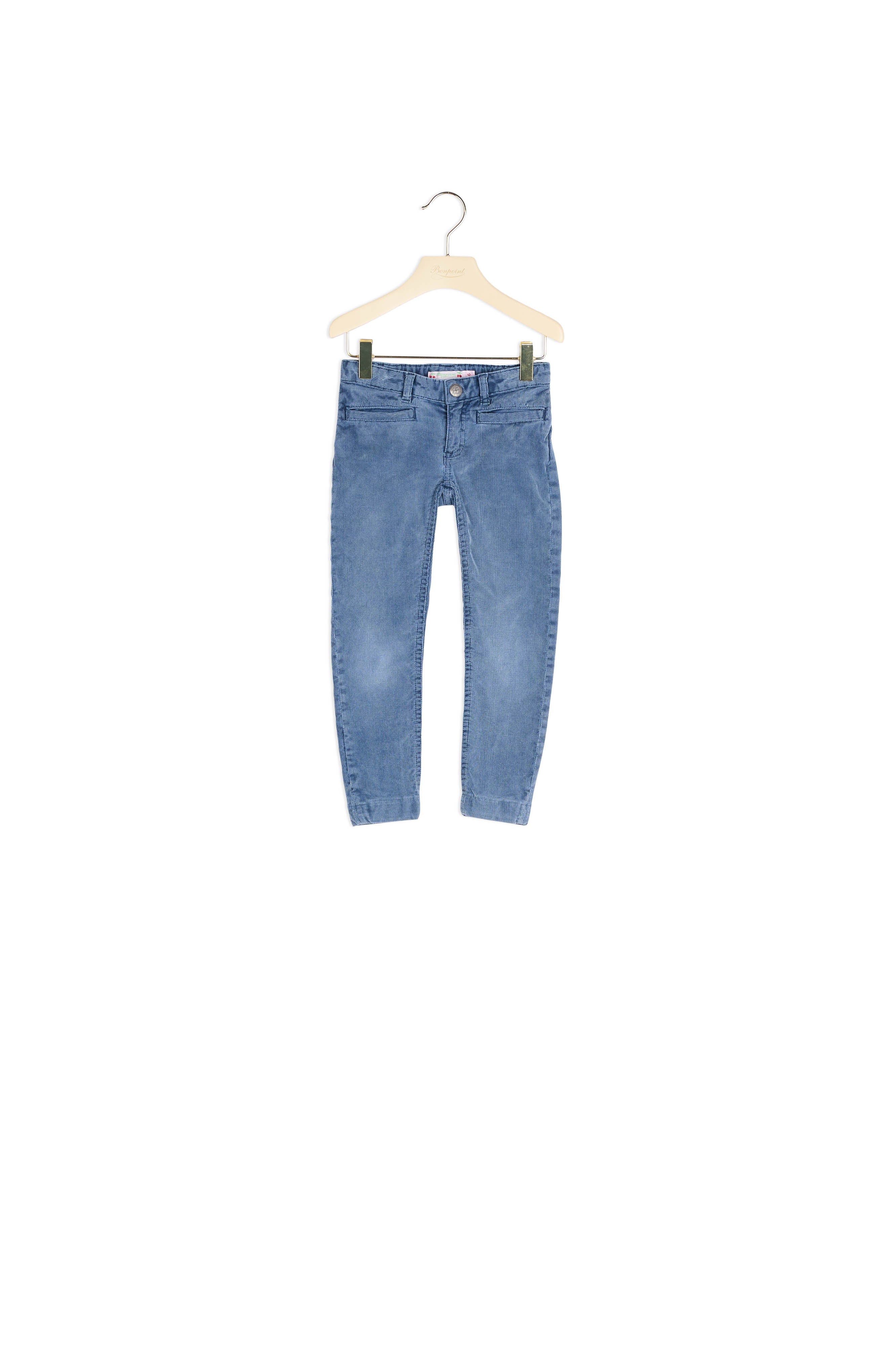 Pantalon slim en velours milleraies - Bonpoint vintage