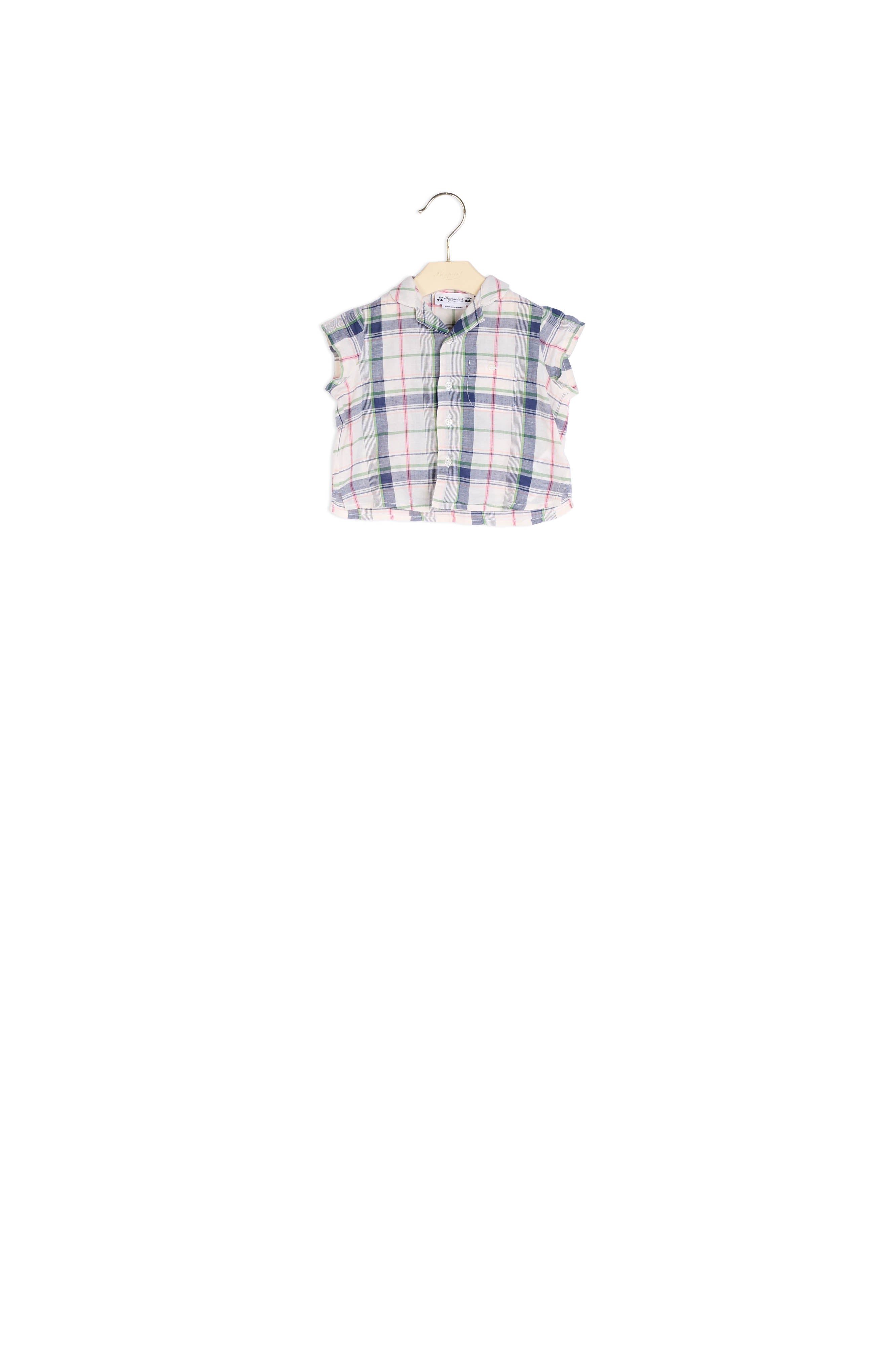 Chemise à manches courtes - Bonpoint vintage