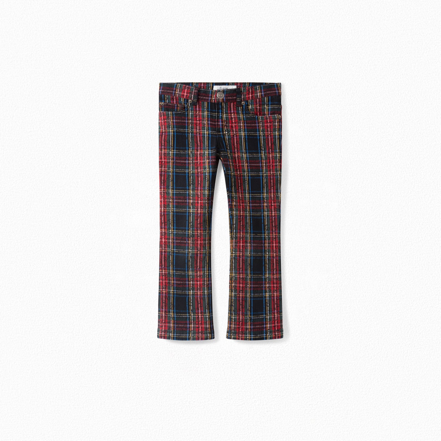 Pantalon en tissu écossais - Bonpoint vintage