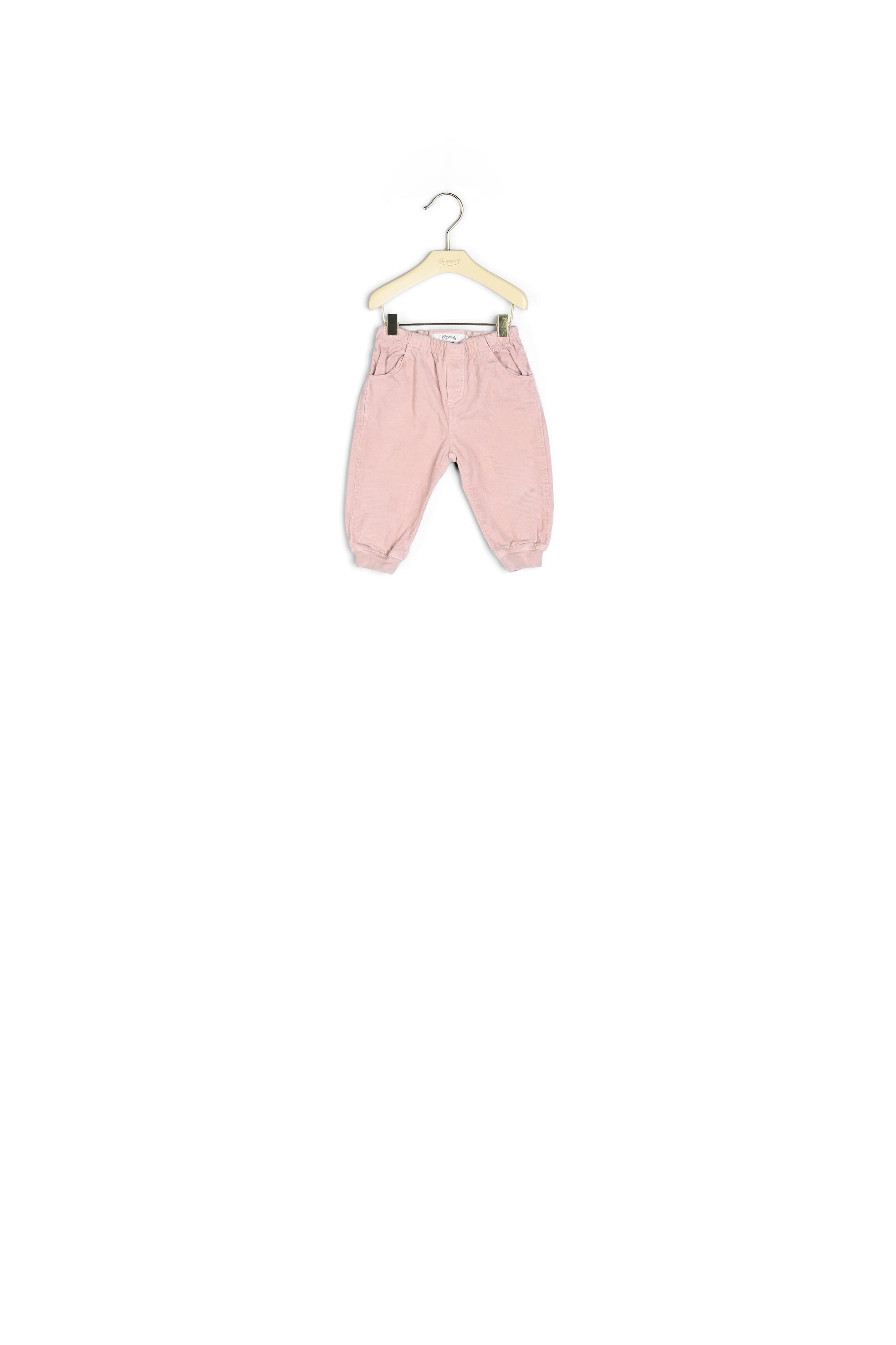 Pantalon élastiqué en velours milleraies - Bonpoint vintage