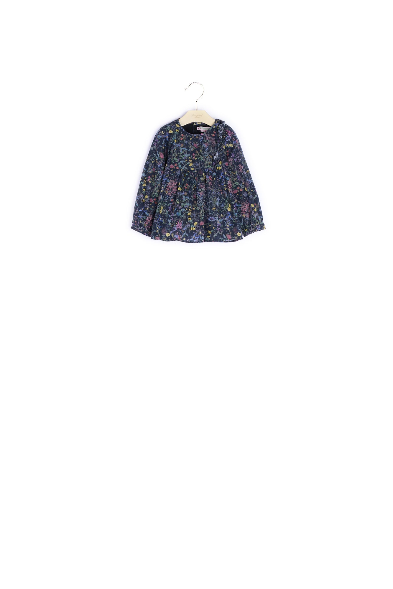 Robe avec plastron volanté - Bonpoint vintage