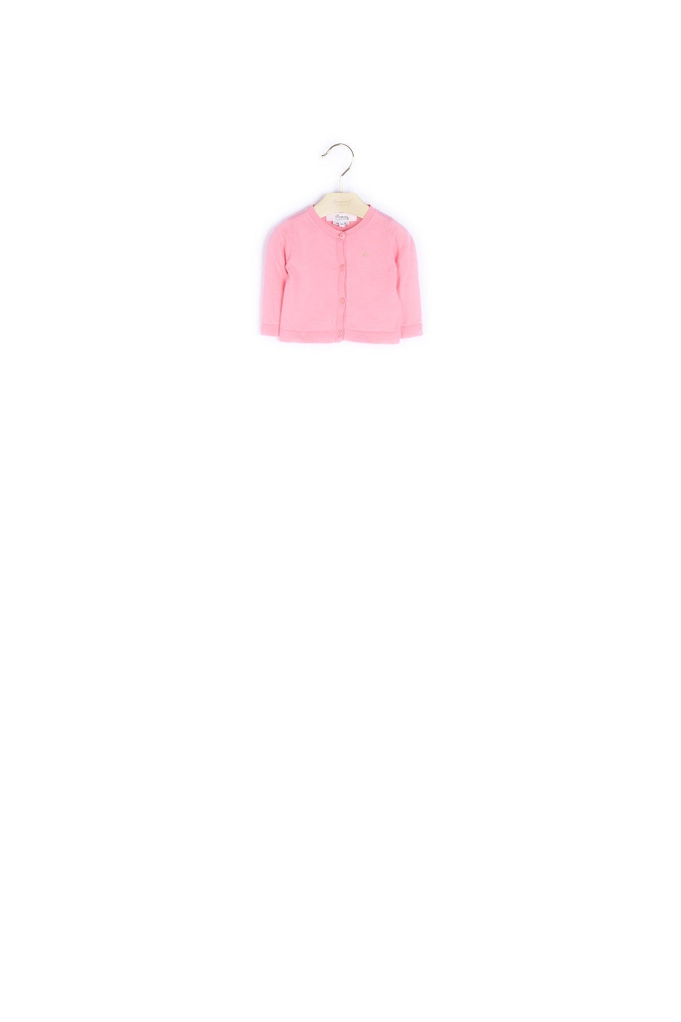 Cardigan en coton brodé - Bonpoint vintage