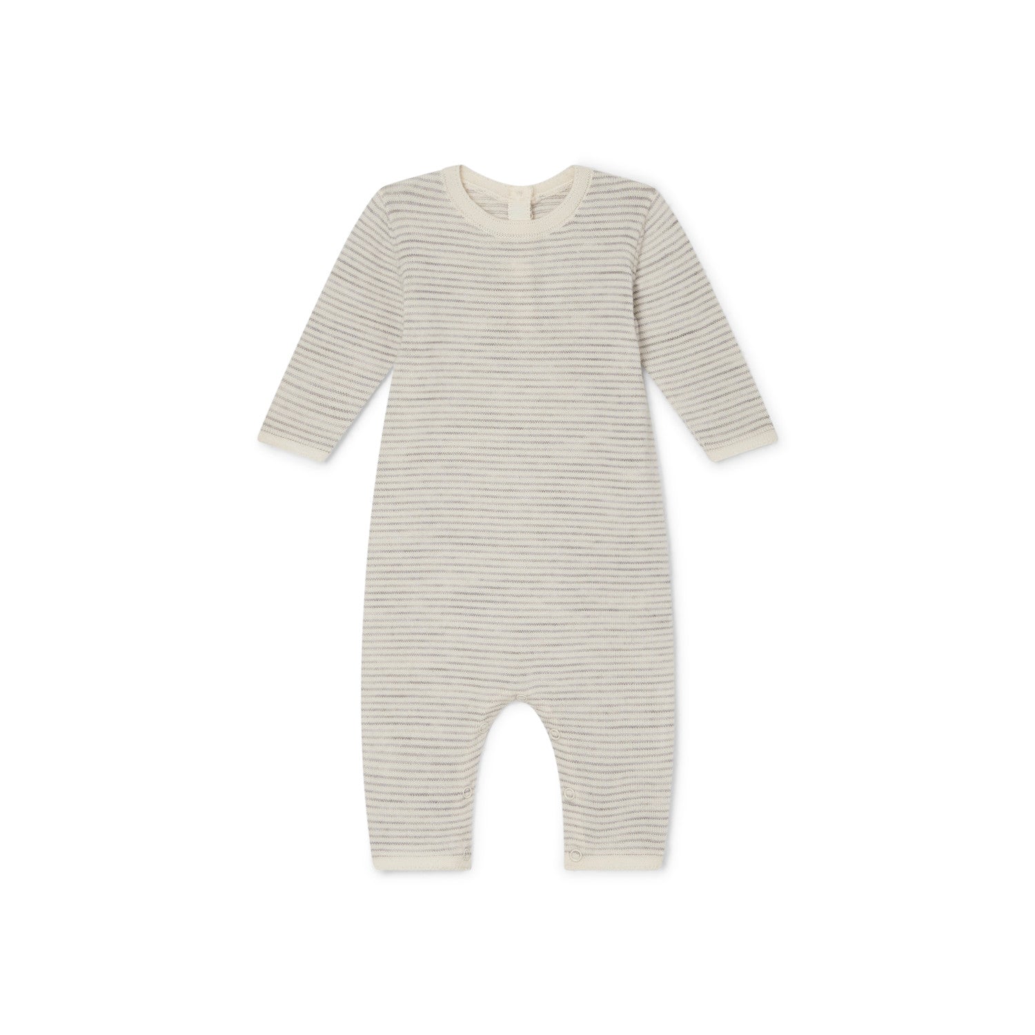 Combinaison en laine rayée bébé - Bonpoint vintage