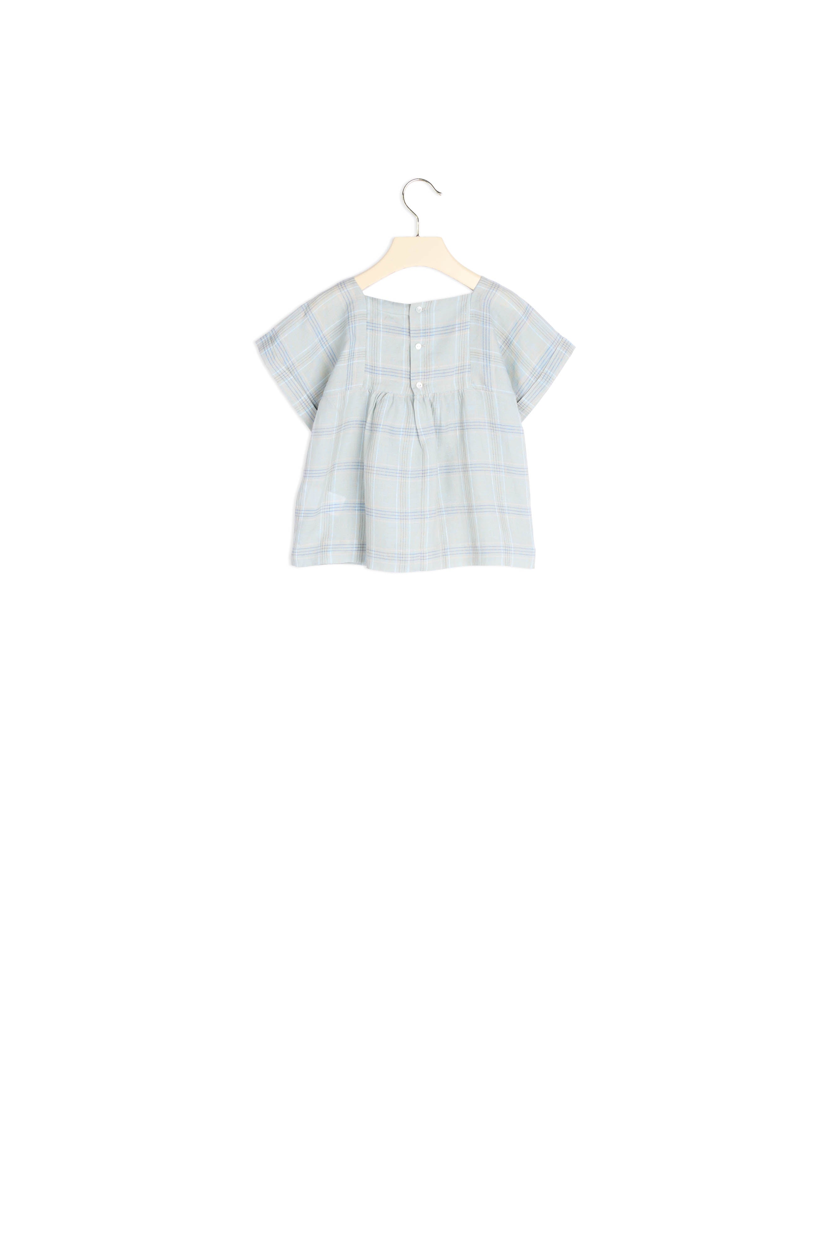 Blouse à smocks brodés - Bonpoint vintage