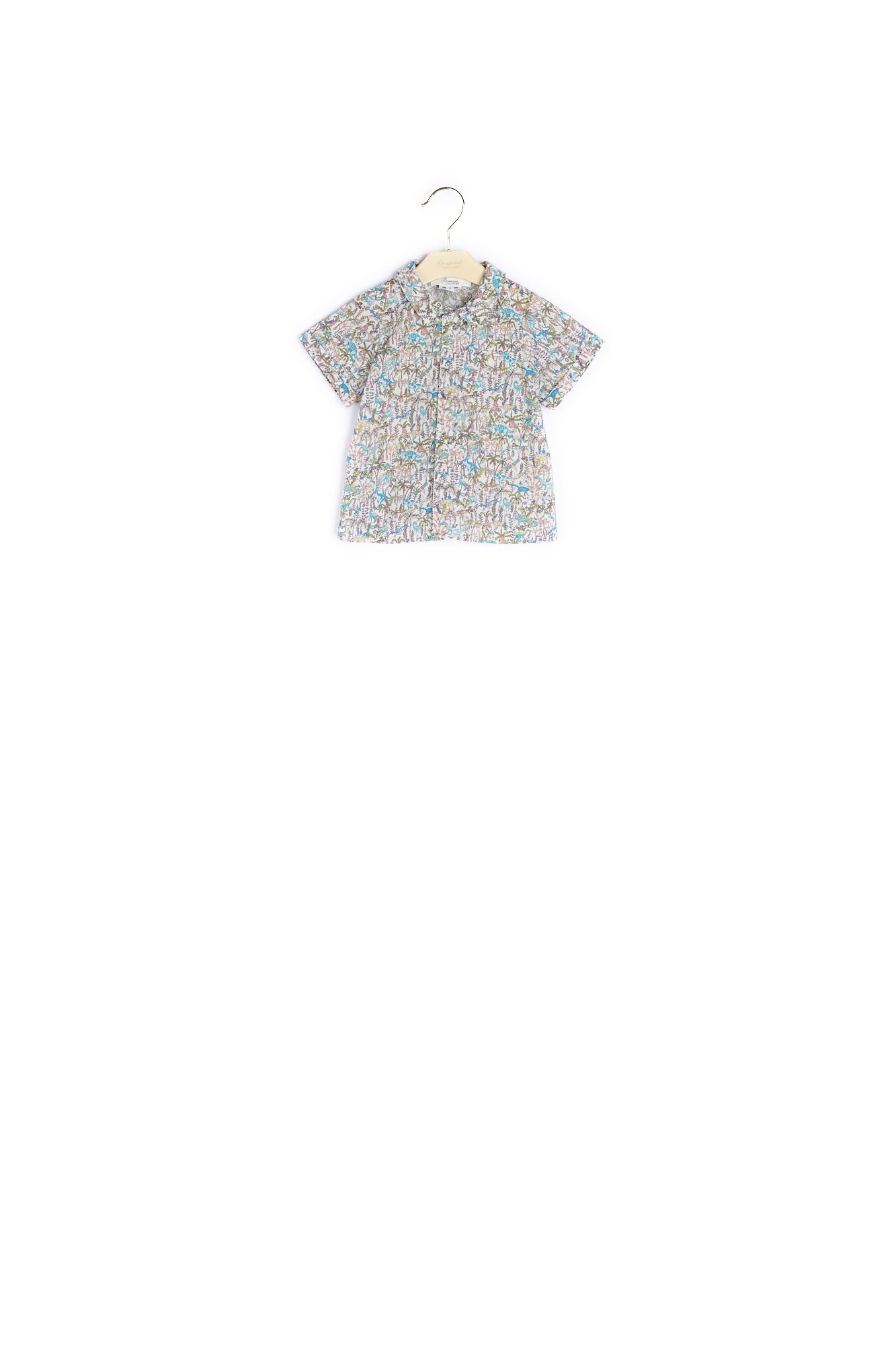 Chemise Nicolas à motif Liberty - Bonpoint vintage