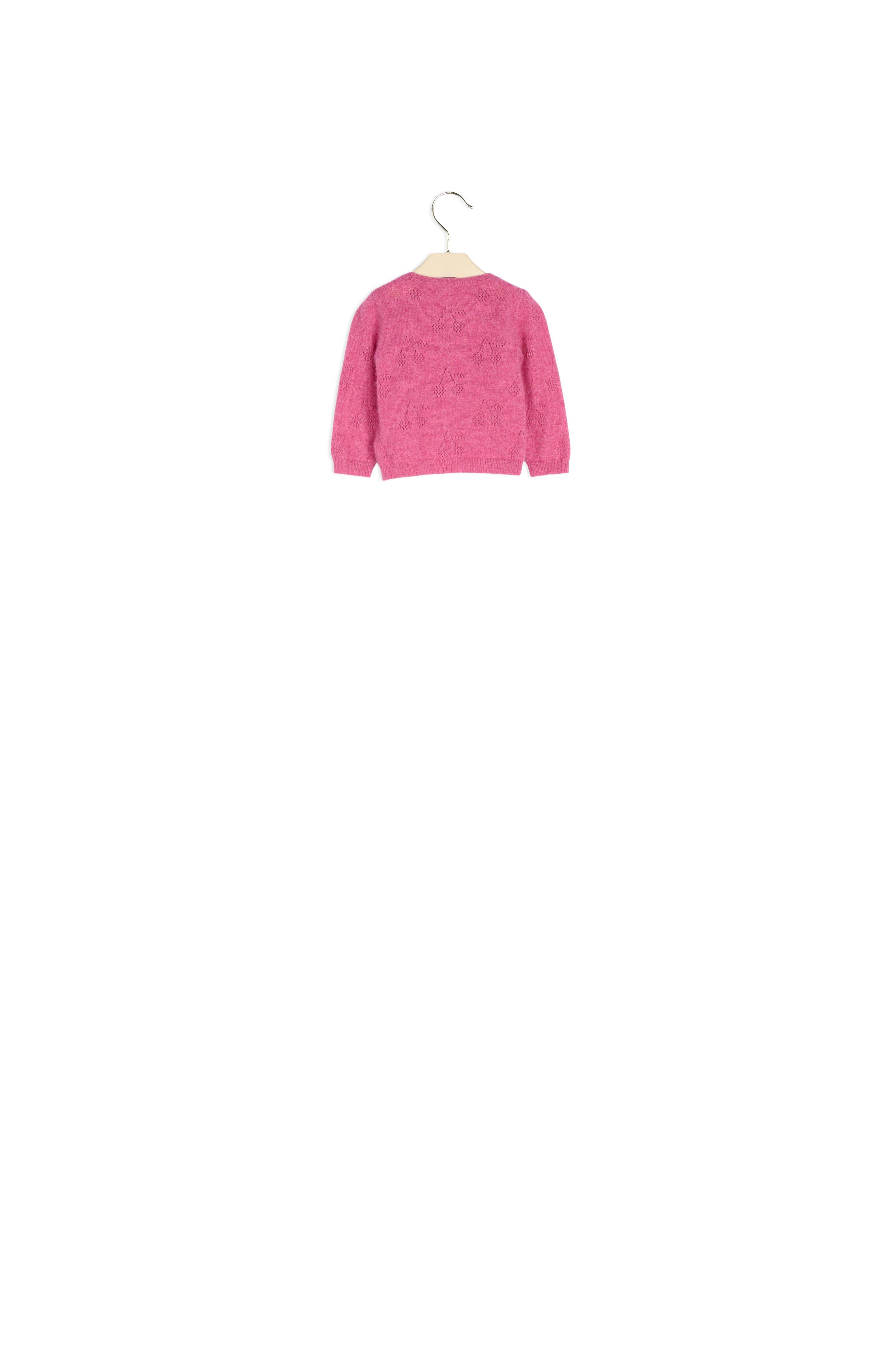 Cardigan en cachemire ajouré - Bonpoint vintage