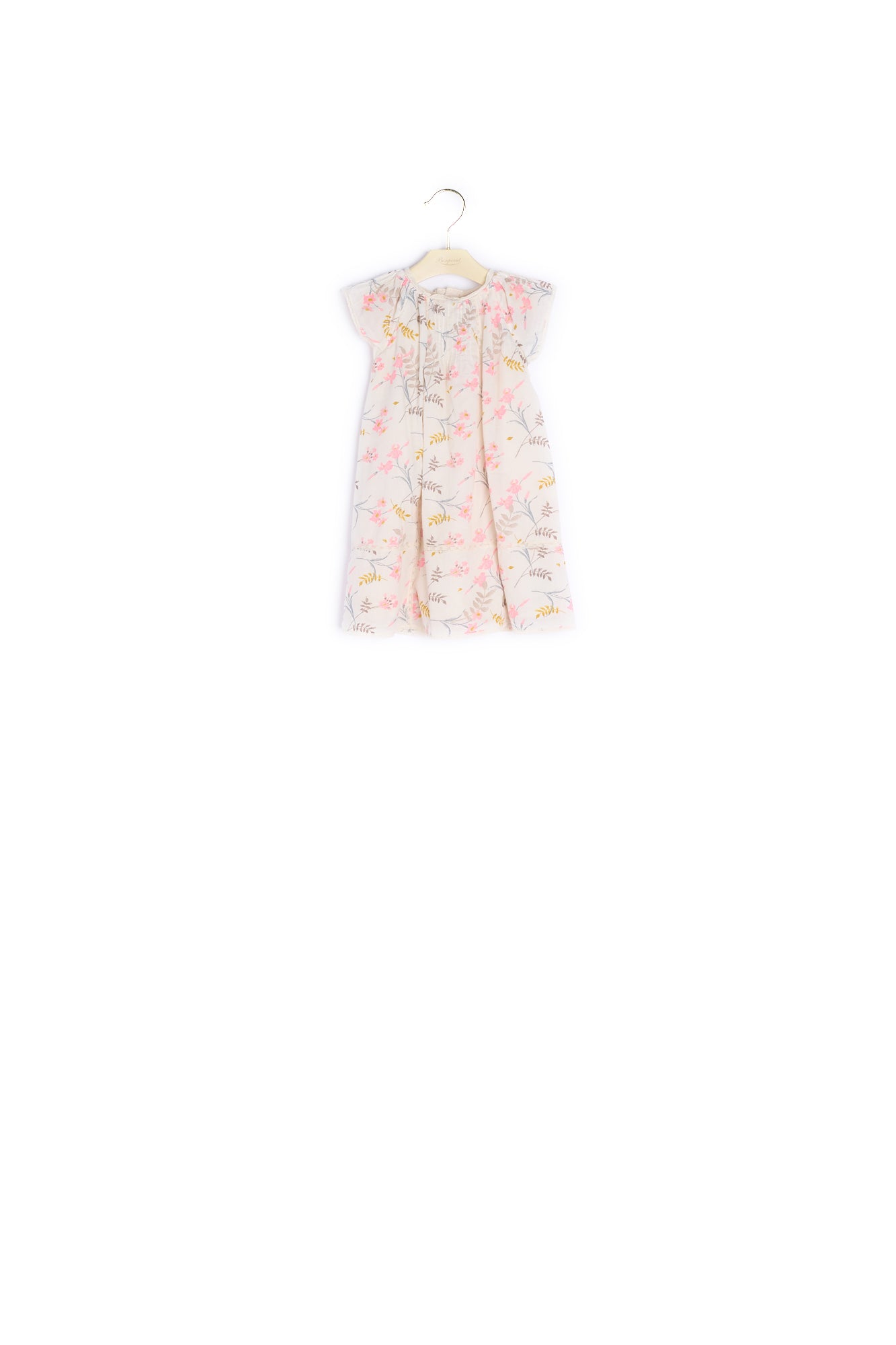Robe florale à détails dentelle Lilly - Bonpoint vintage