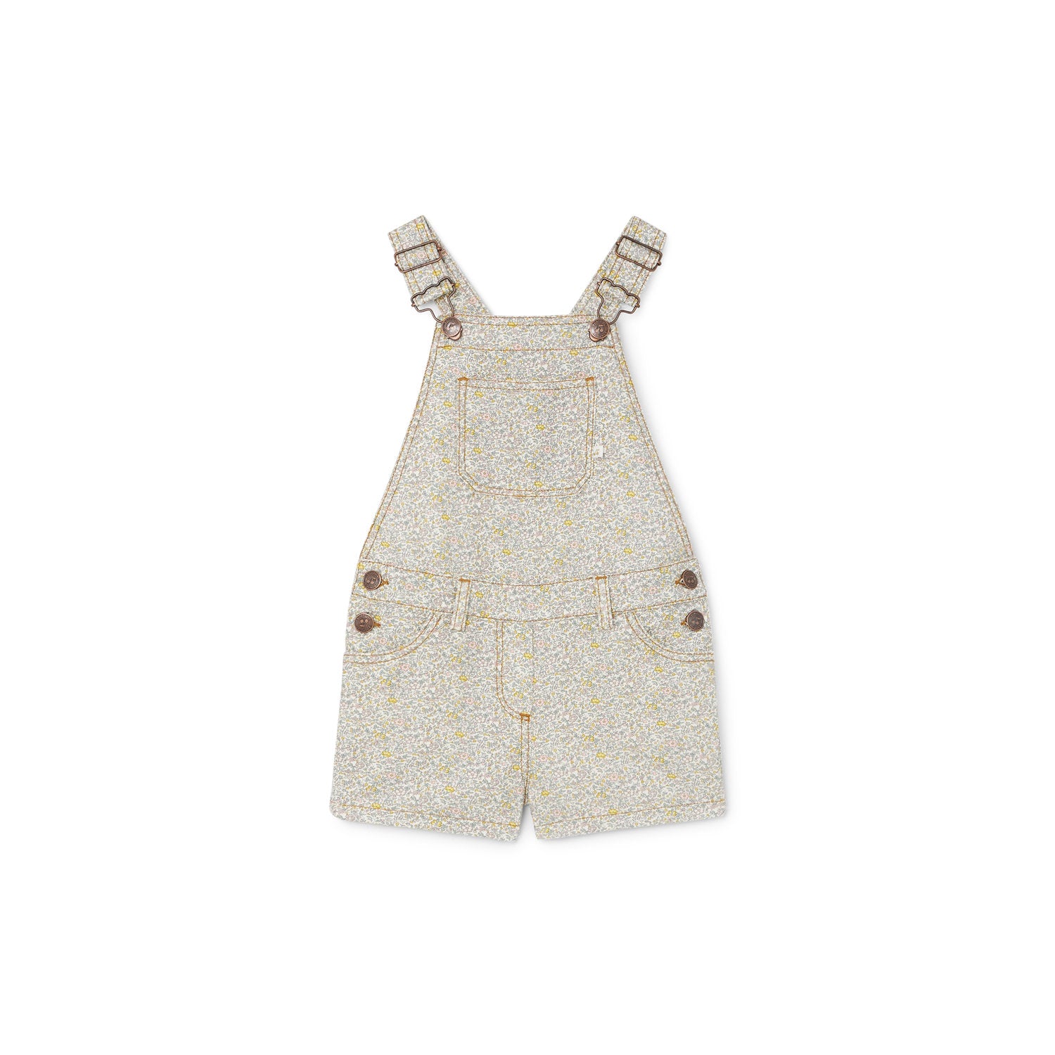 Salopette en coton Liberty - Bonpoint vintage