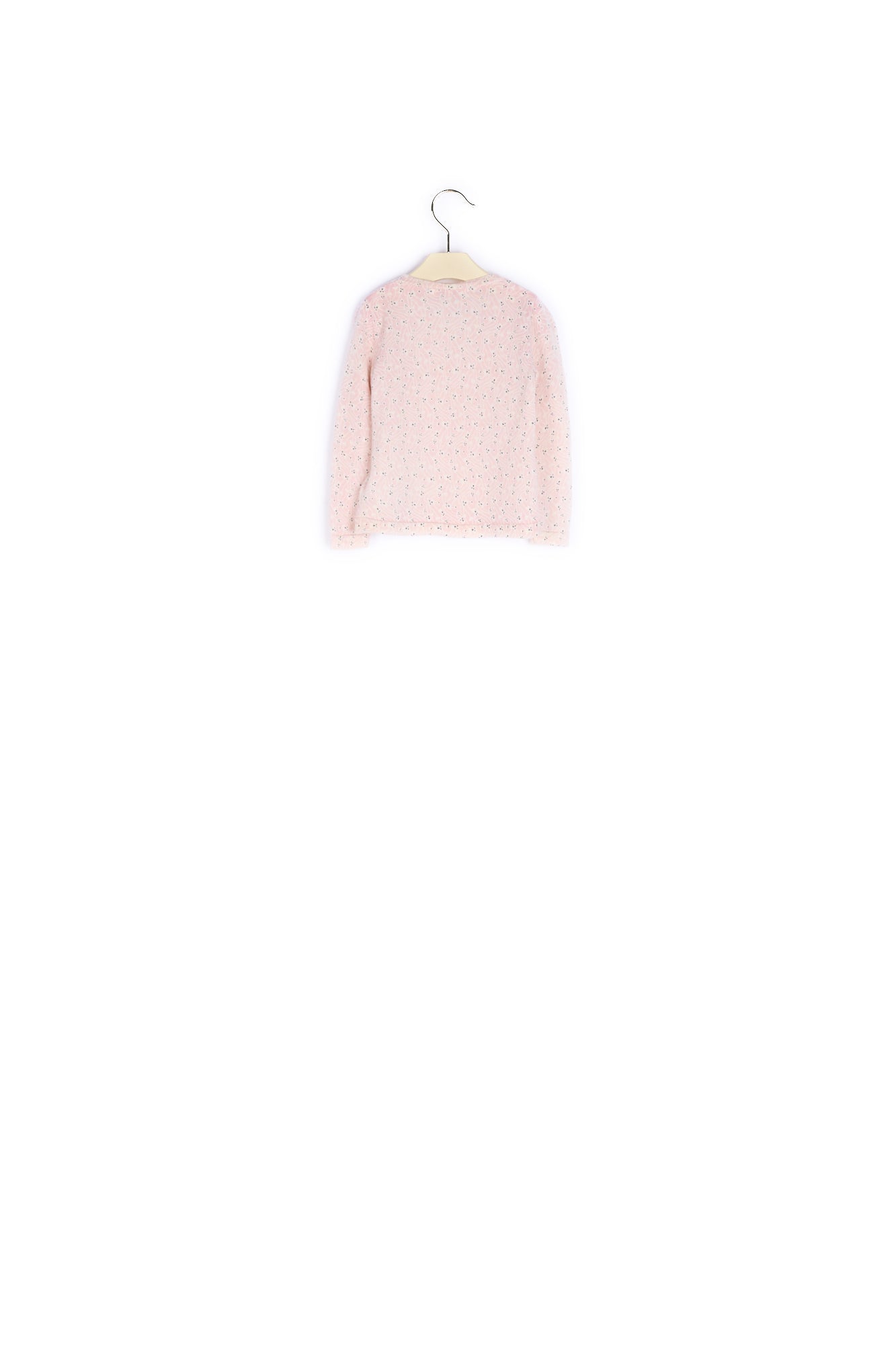 Cardigan imprimé en laine mérinos - Bonpoint vintage