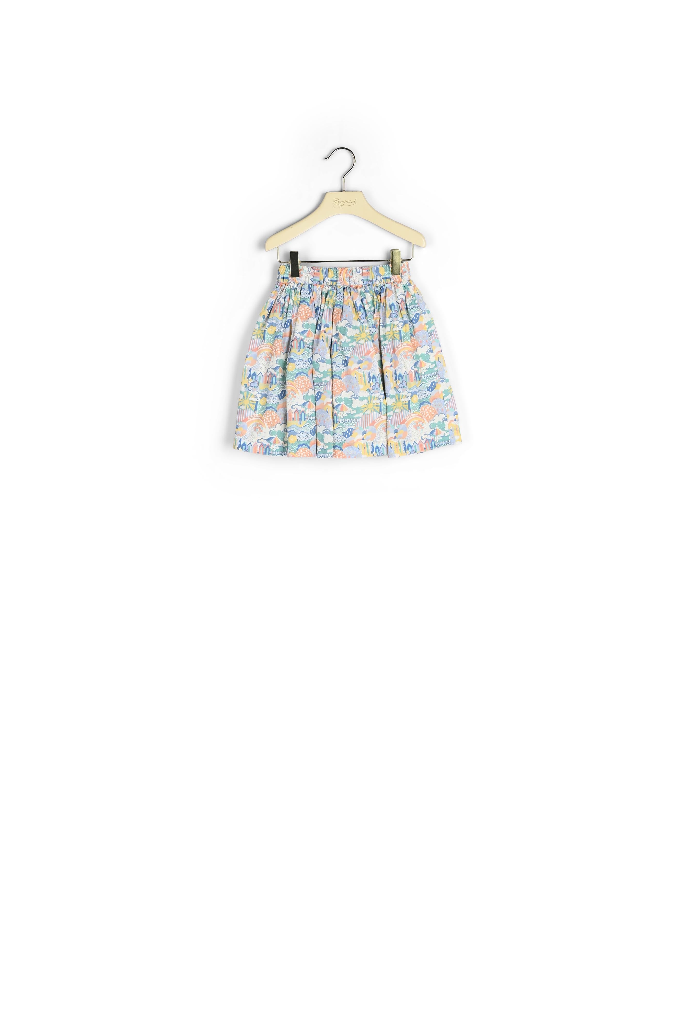 Jupe froncée en tissu Liberty fille - Bonpoint vintage