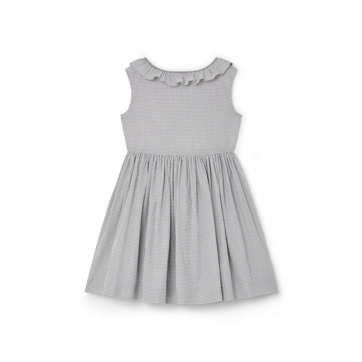 Robe avec volant carreaux - Bonpoint vintage