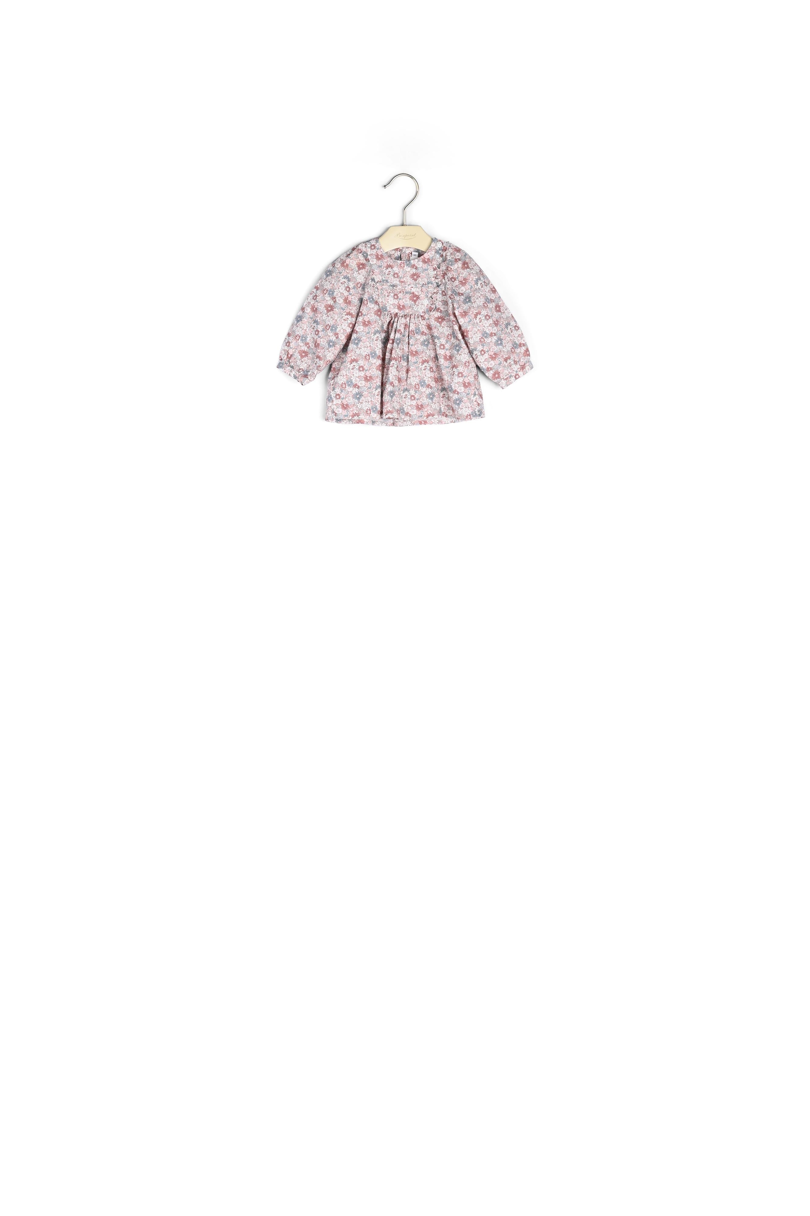 Blouse avec plastron et plis plats - Bonpoint vintage