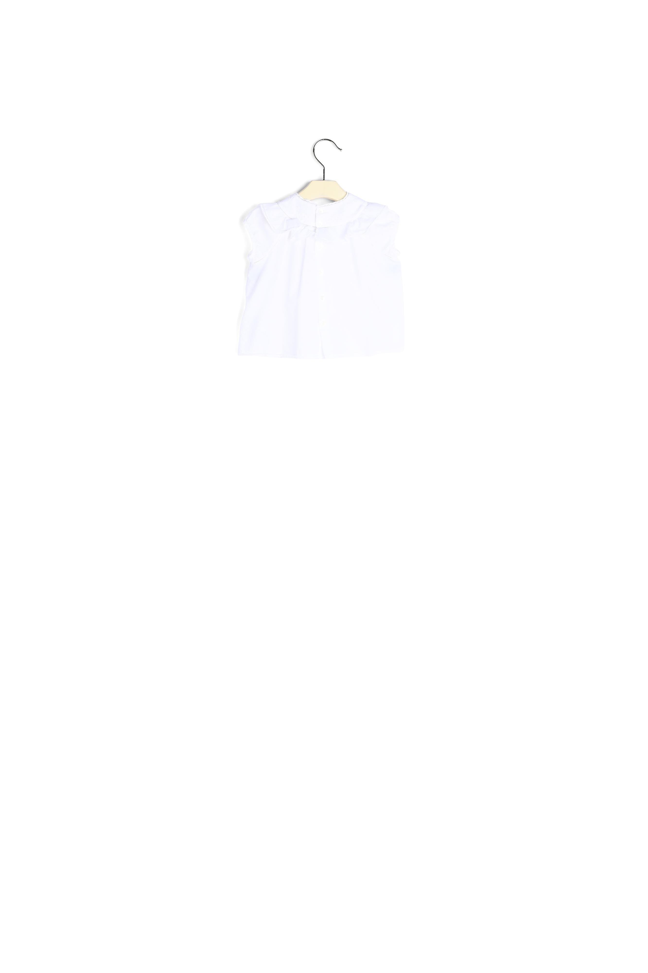 Blouse avec dentelle bébé - Bonpoint vintage
