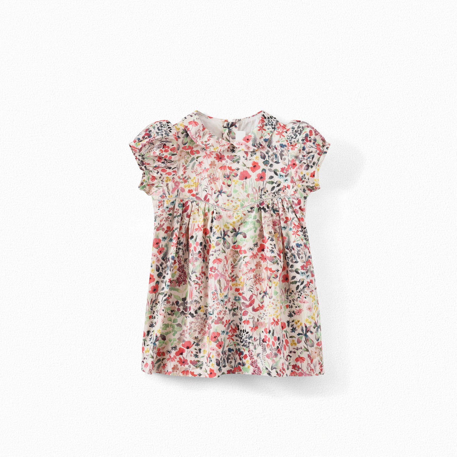Robe en coton Liberty bébé - Bonpoint vintage