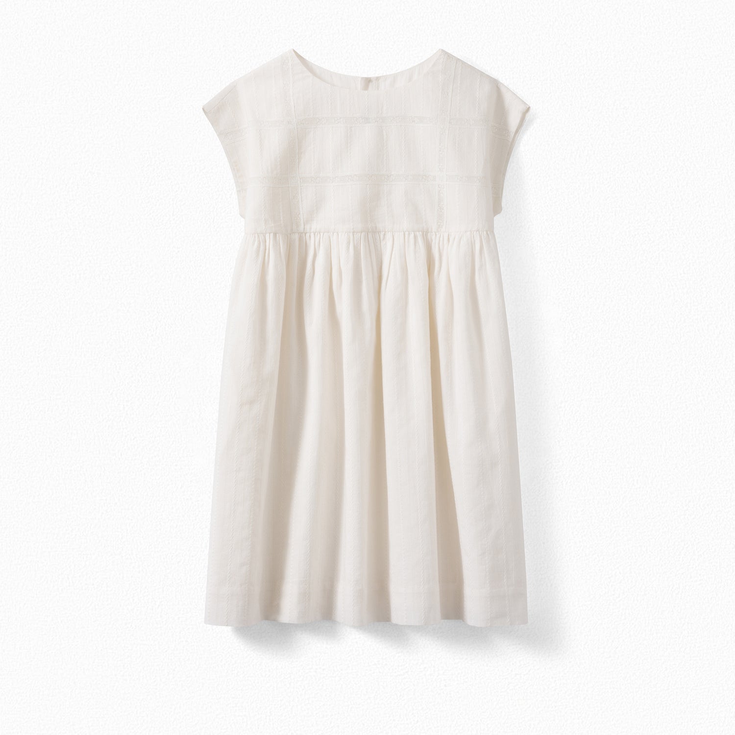 Robe en coton et dentelle - Bonpoint vintage