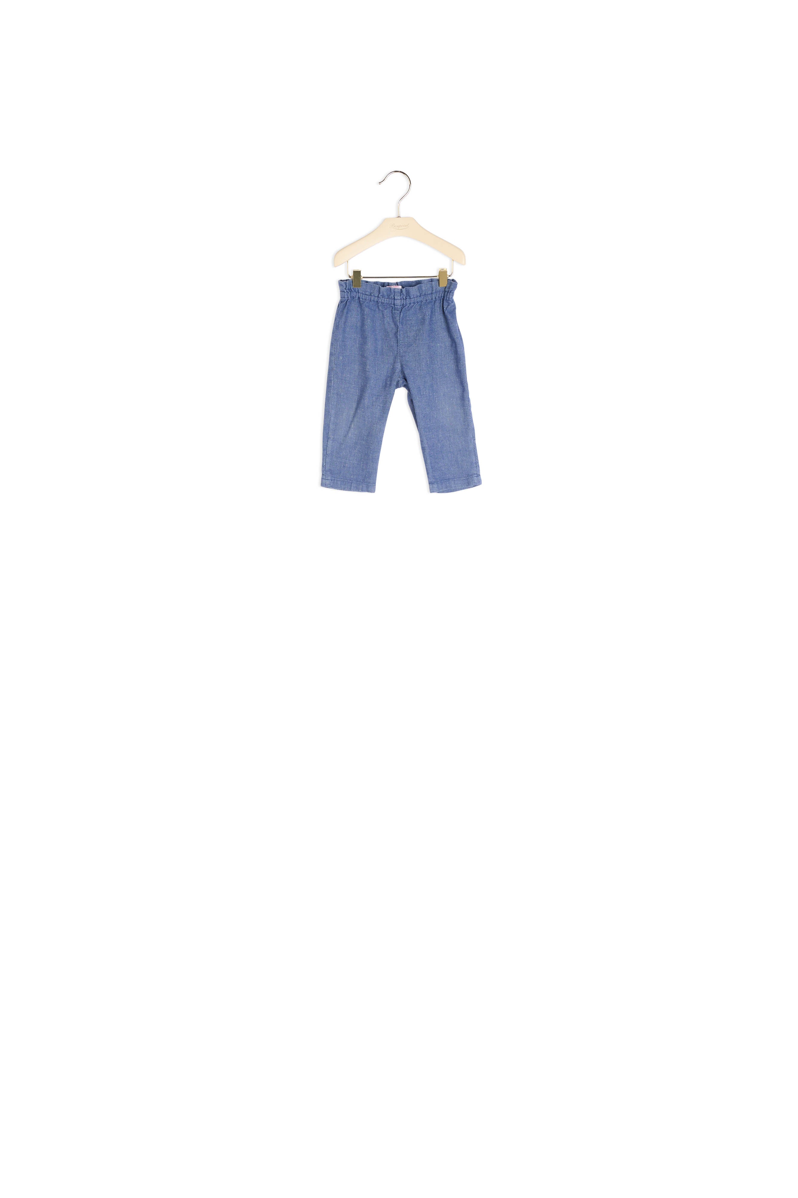 Pantalon en twill lin et coton - Bonpoint vintage