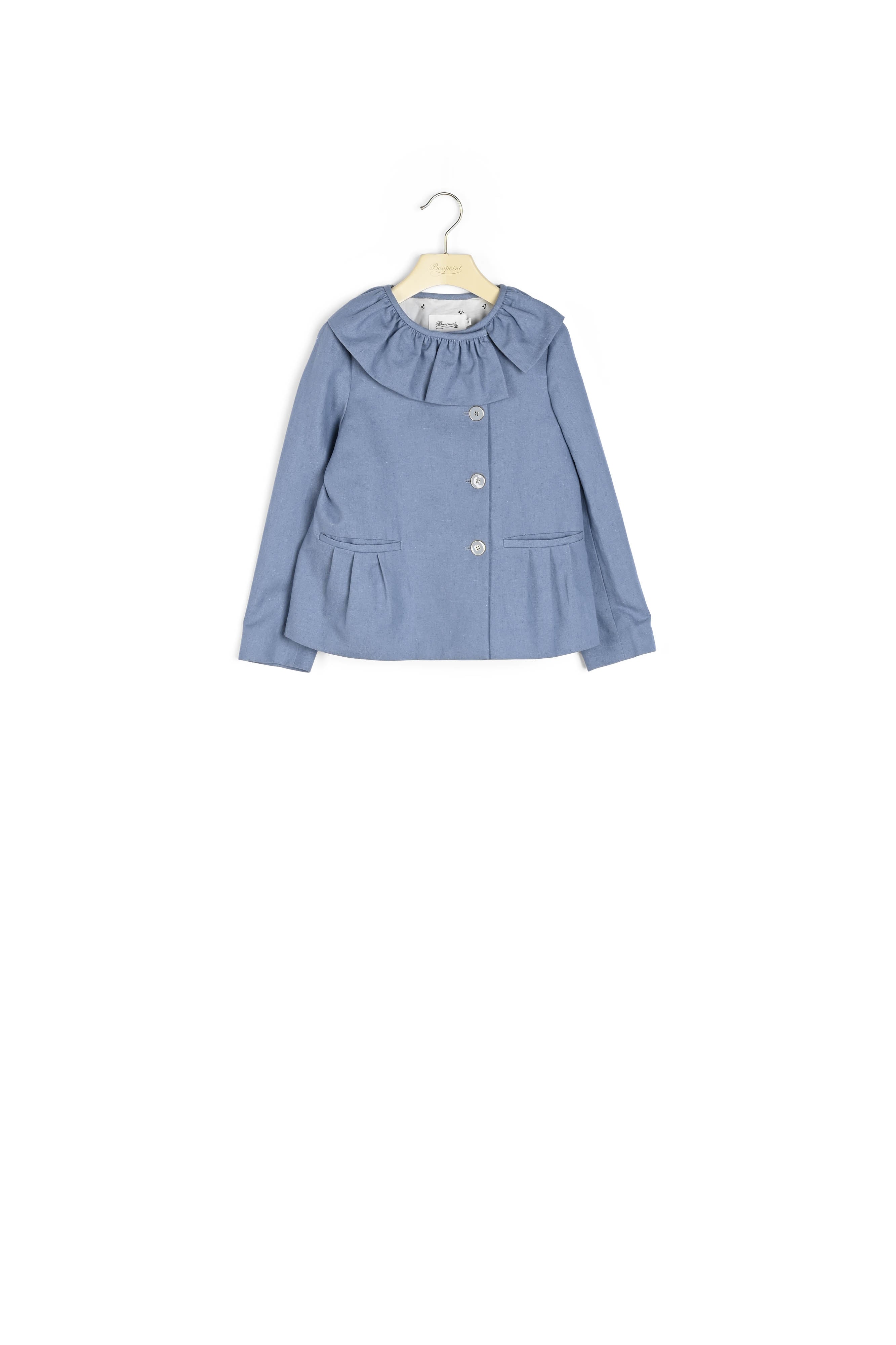 Veste à col volanté - Bonpoint vintage