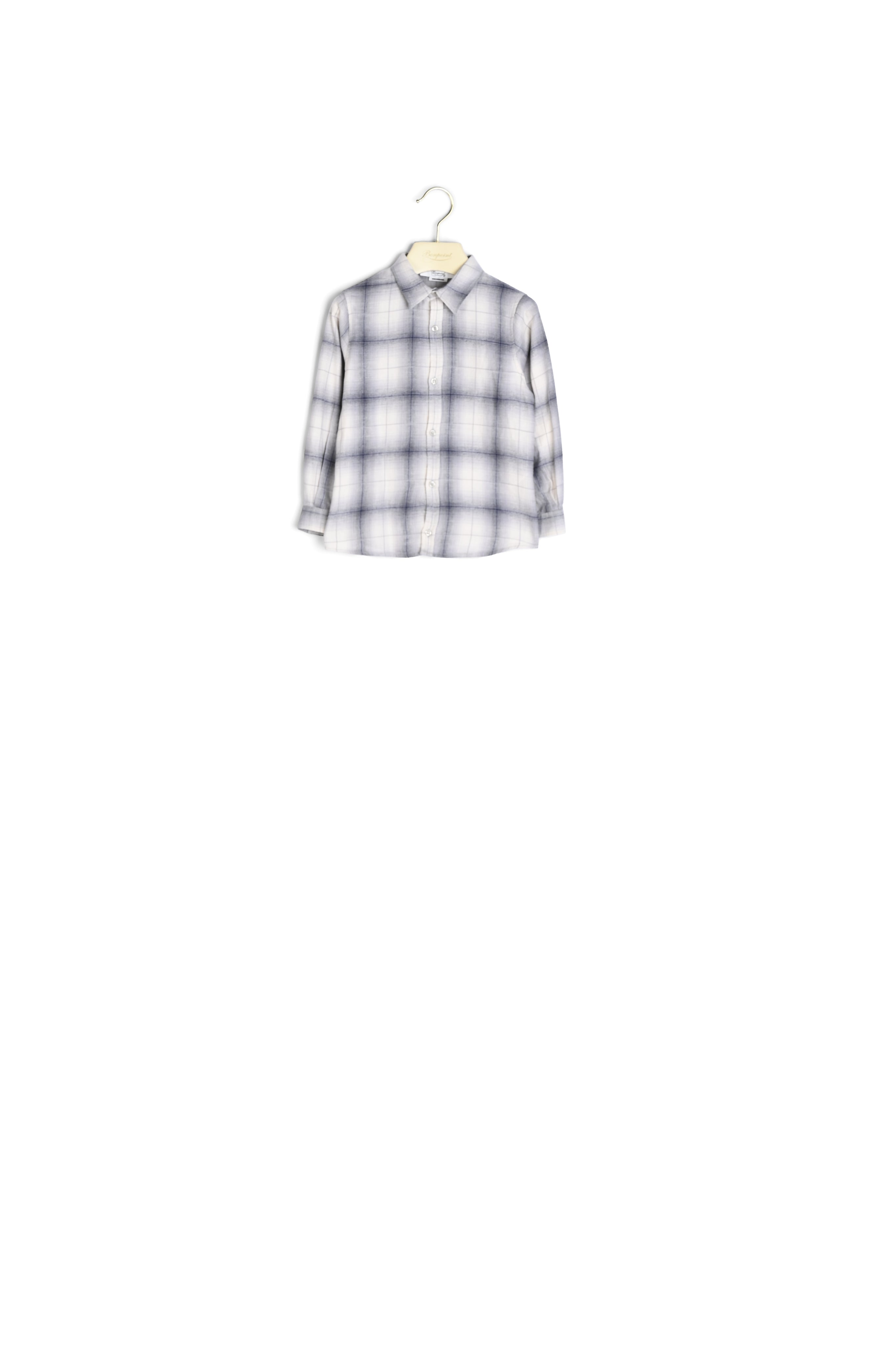 Chemise à carreaux écossais - Bonpoint vintage