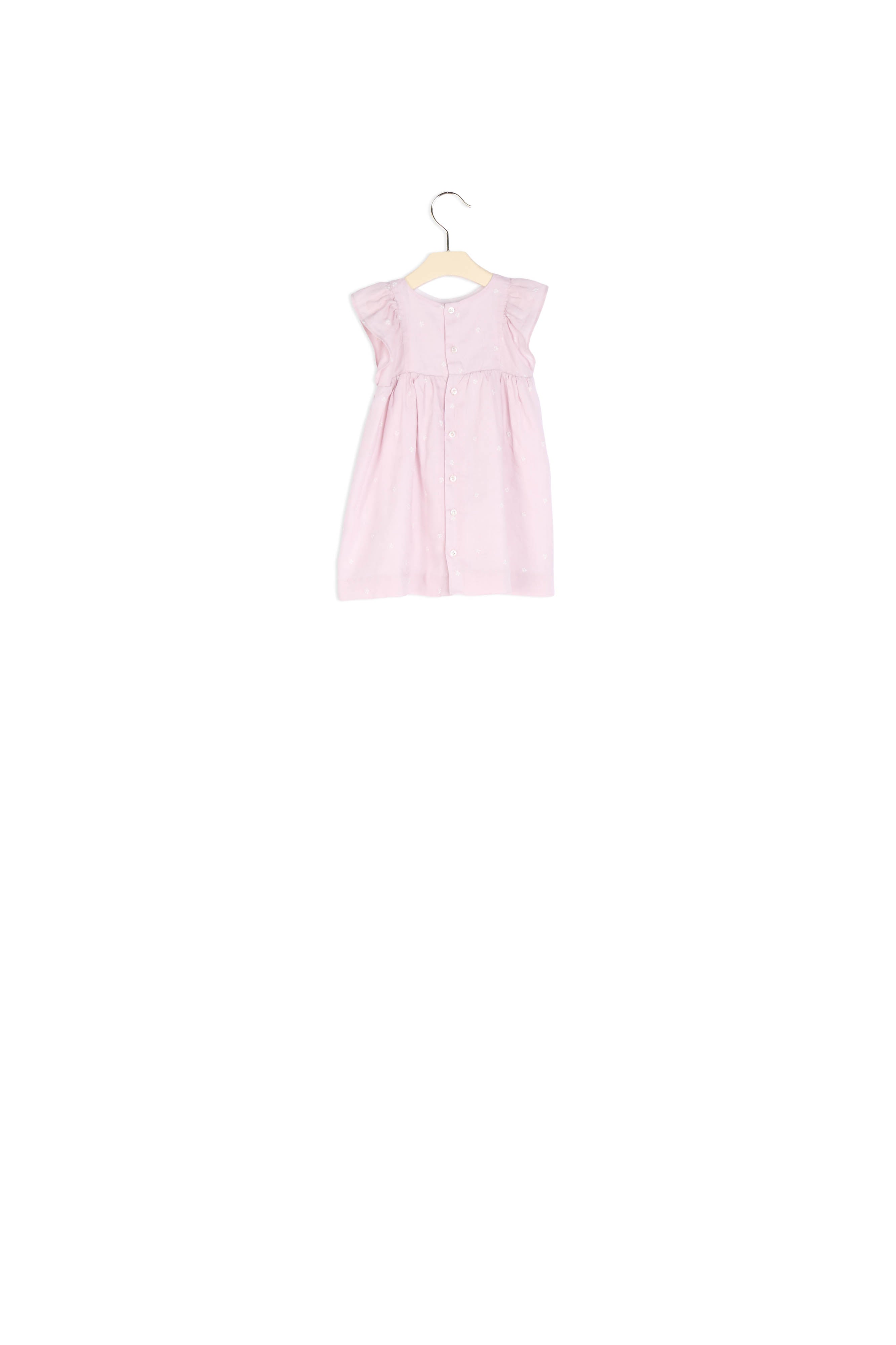 Robe en lin brodé - Bonpoint vintage
