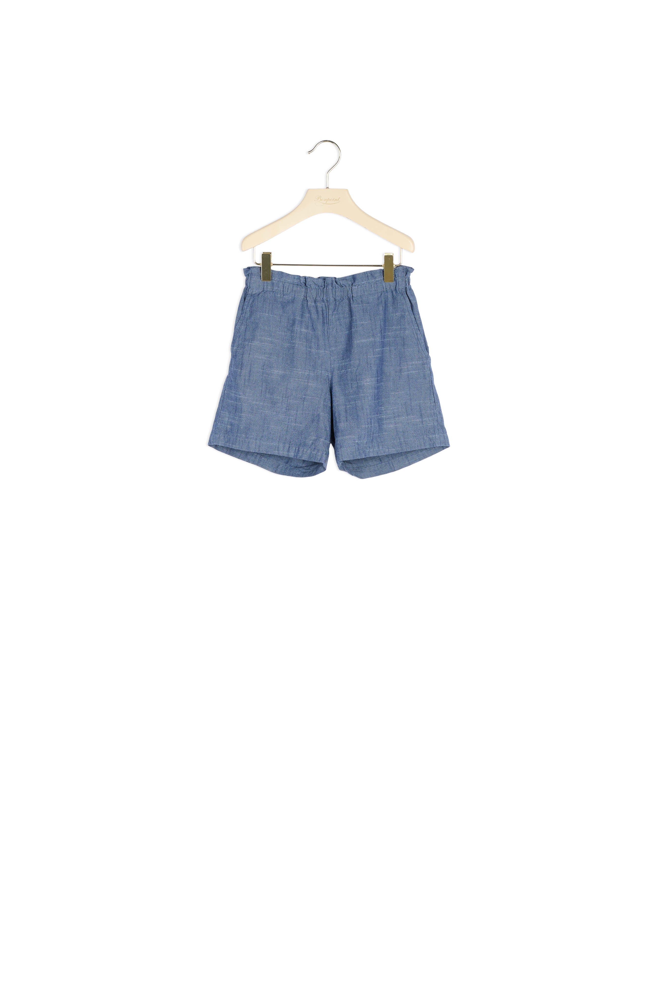 Short en coton chambray - Bonpoint vintage