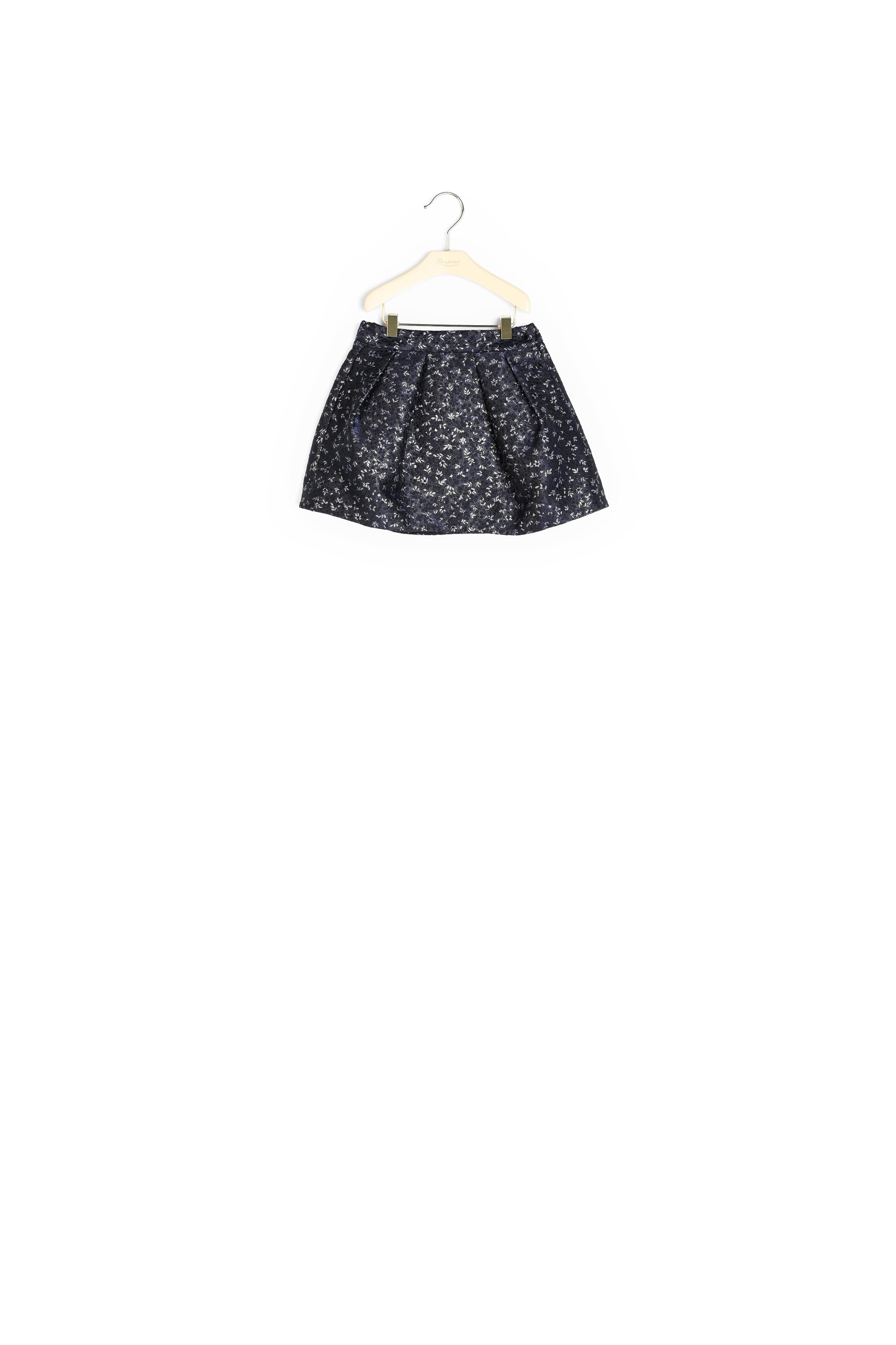 Jupe en jacquard métallisé - Bonpoint vintage