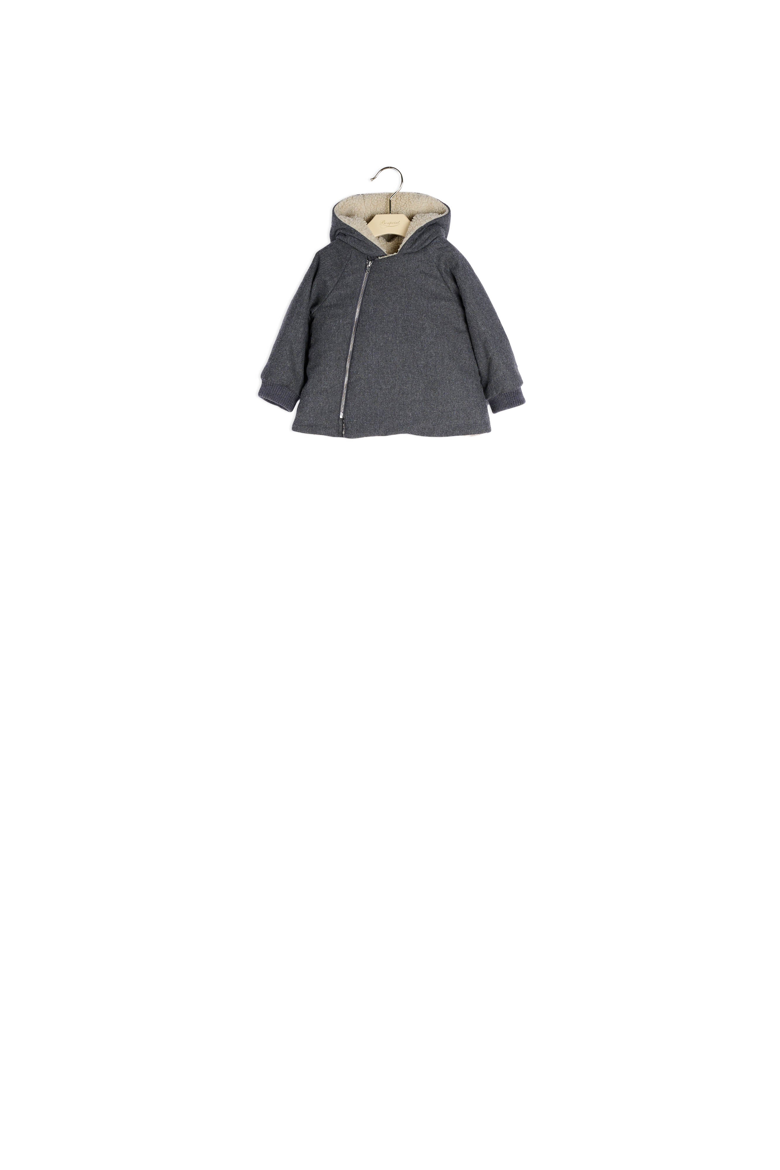 Manteau Minois bébé en flanelle - Bonpoint vintage