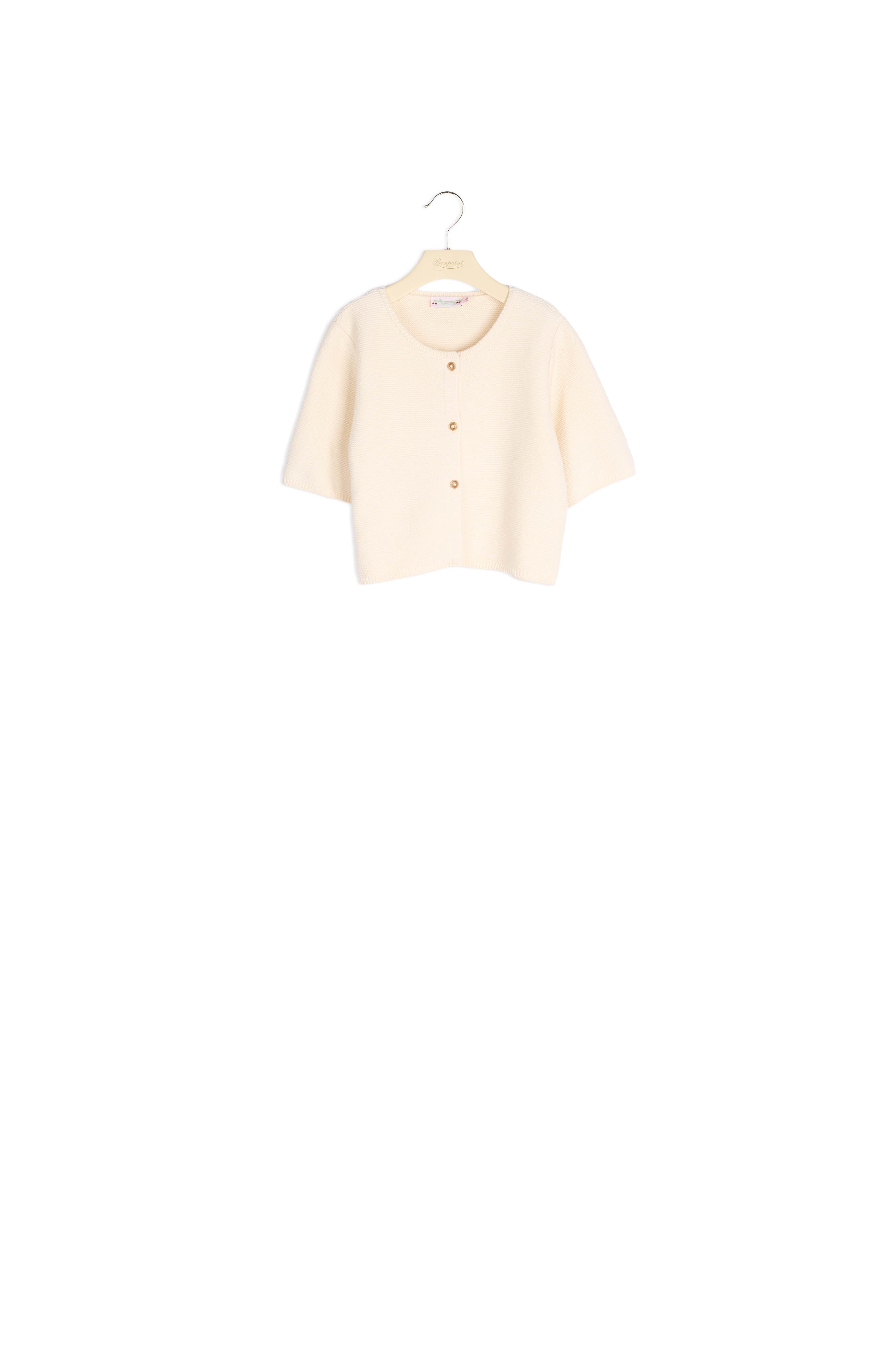 Cardigan en coton et cachemire - Bonpoint vintage
