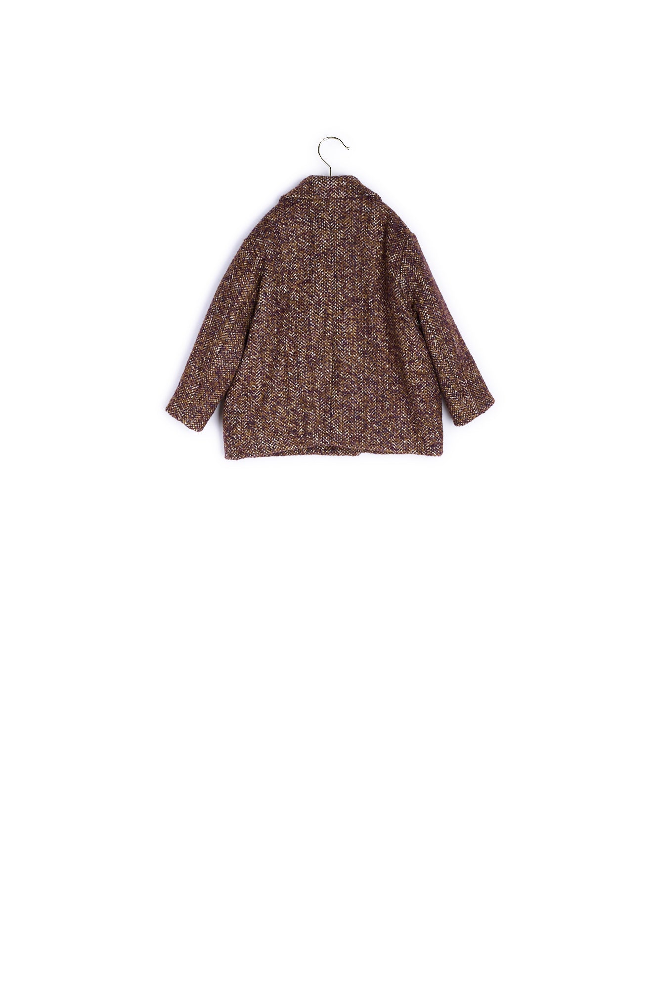 Manteau en tweed fantaisie fille - Bonpoint vintage