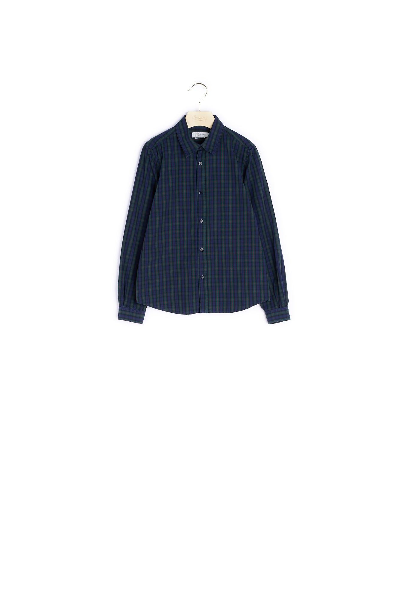 Chemise en popeline brodée garçon - Bonpoint vintage