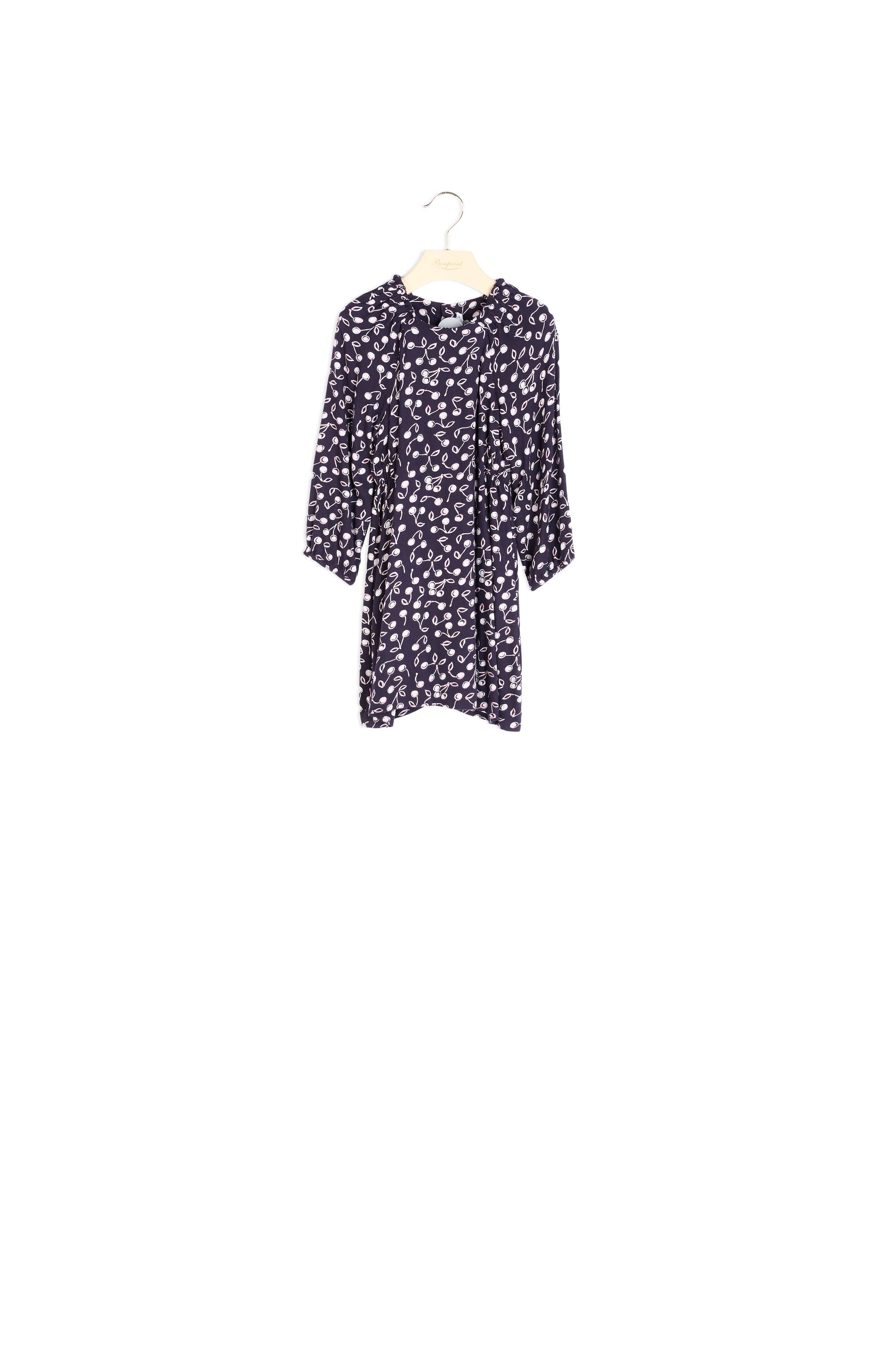 Robe en twill imprimé cerises - Bonpoint vintage