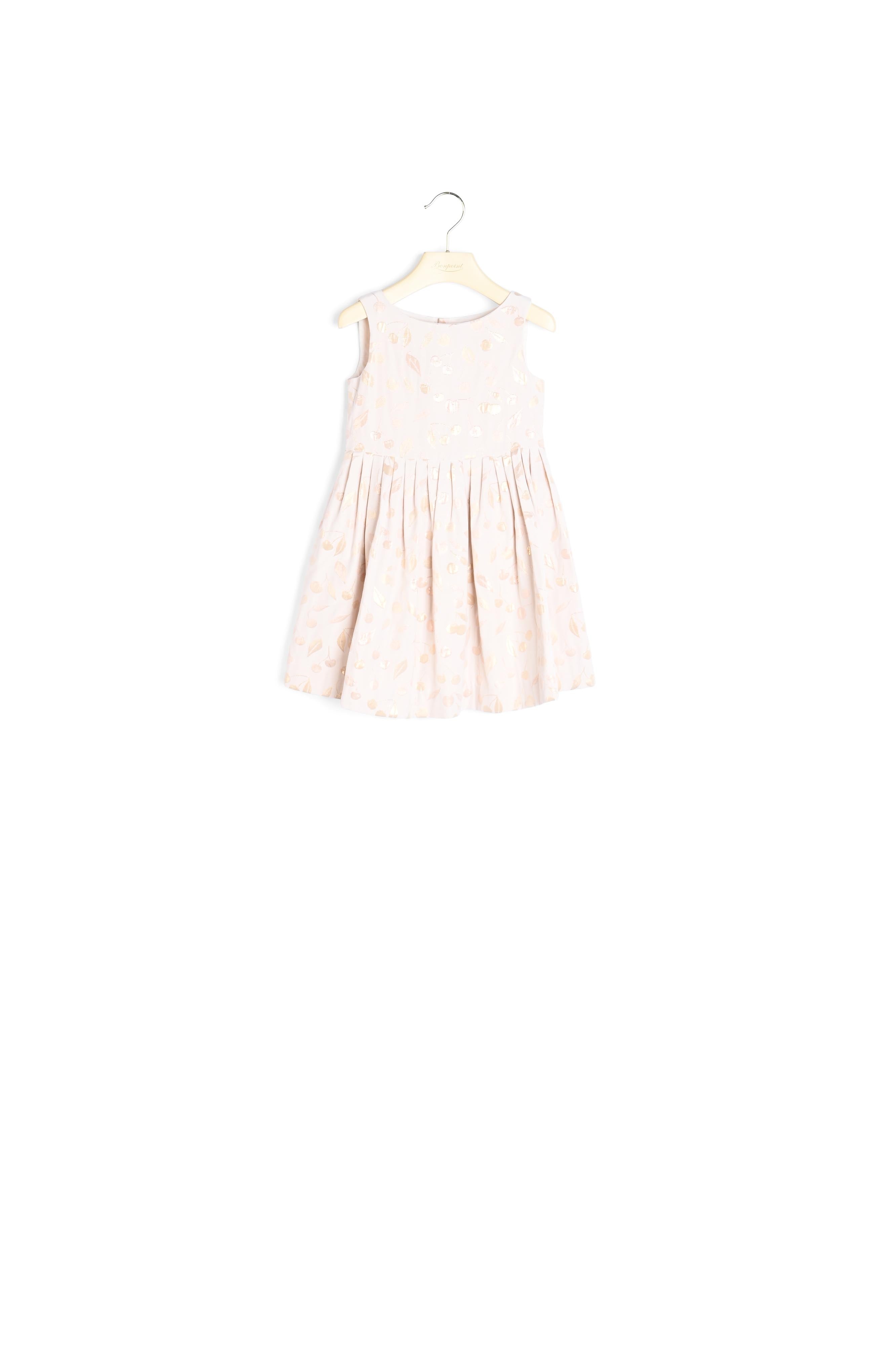 Robe habillée en jacquard cerise fille - Bonpoint vintage