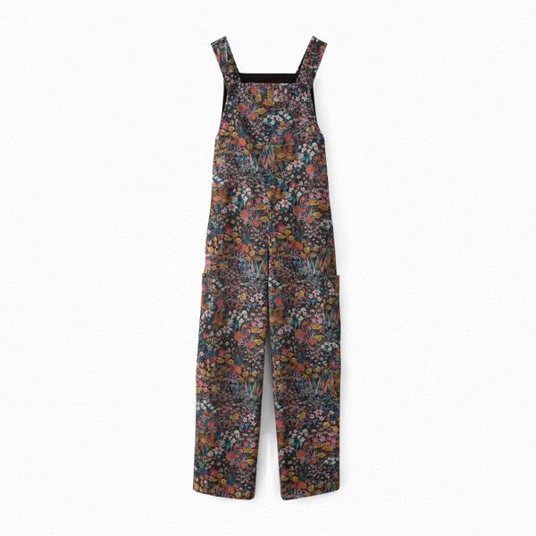 Salopette fille en tissu liberty velours - Bonpoint vintage