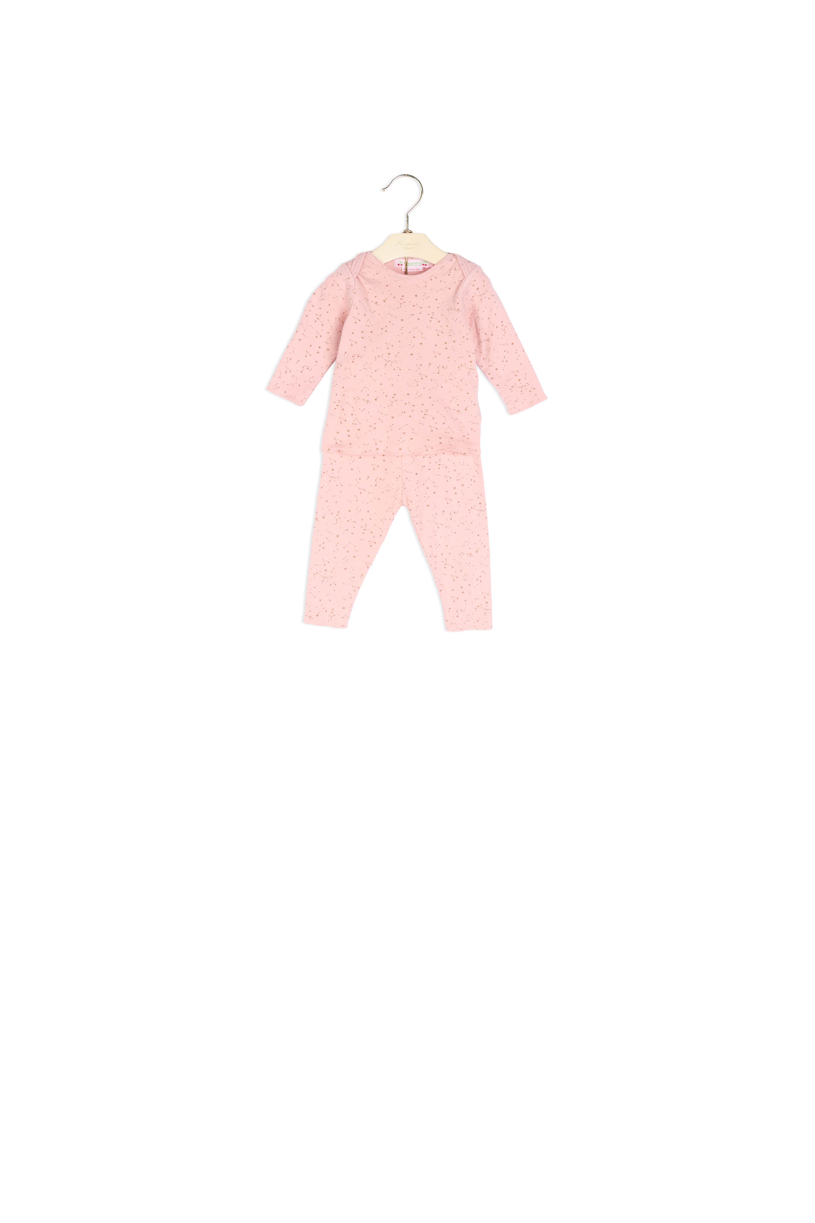 Ensemble en coton bio imprimé bébé imprimé - Bonpoint vintage