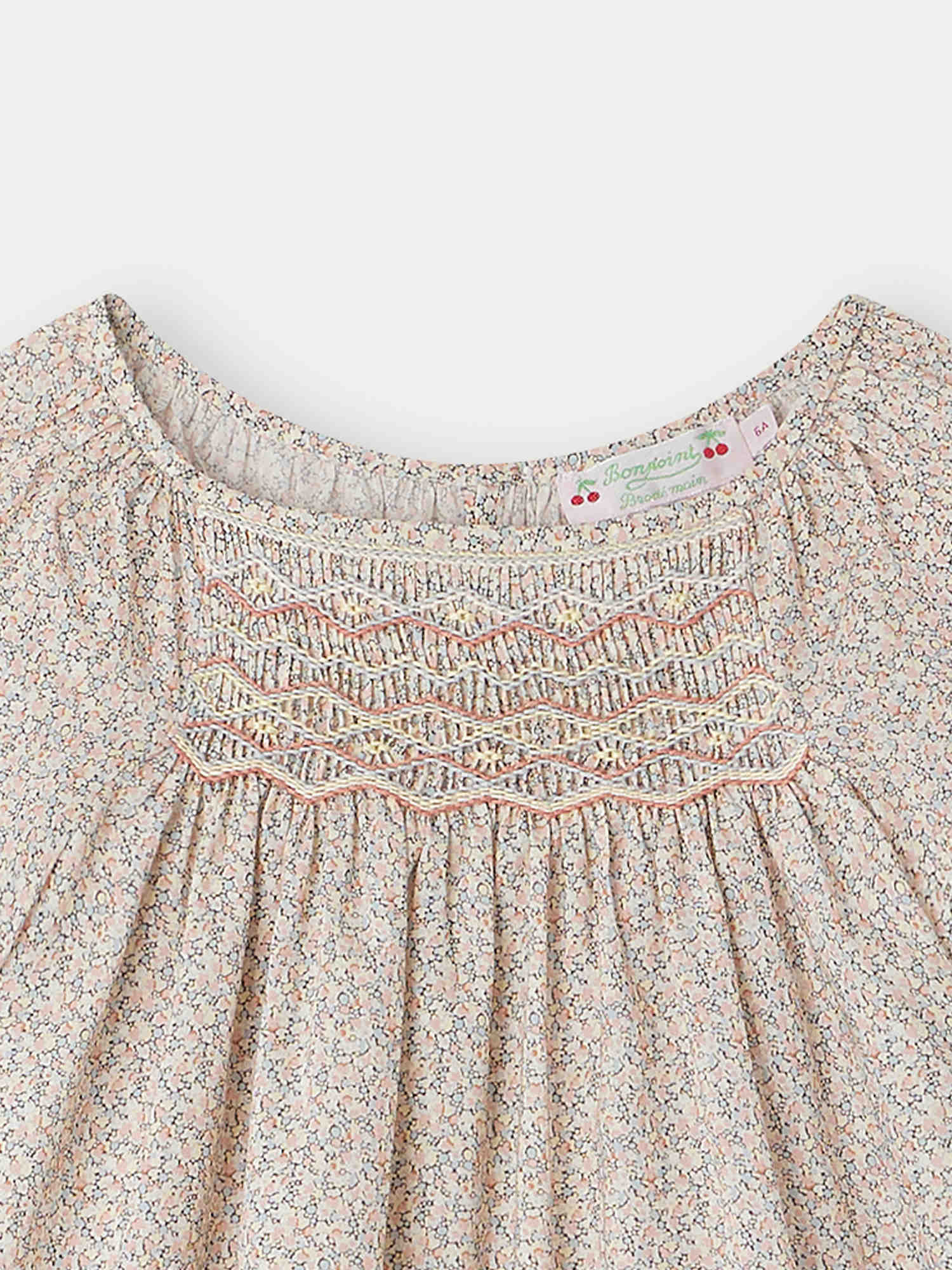 Blouse smockée Grenade - Bonpoint vintage