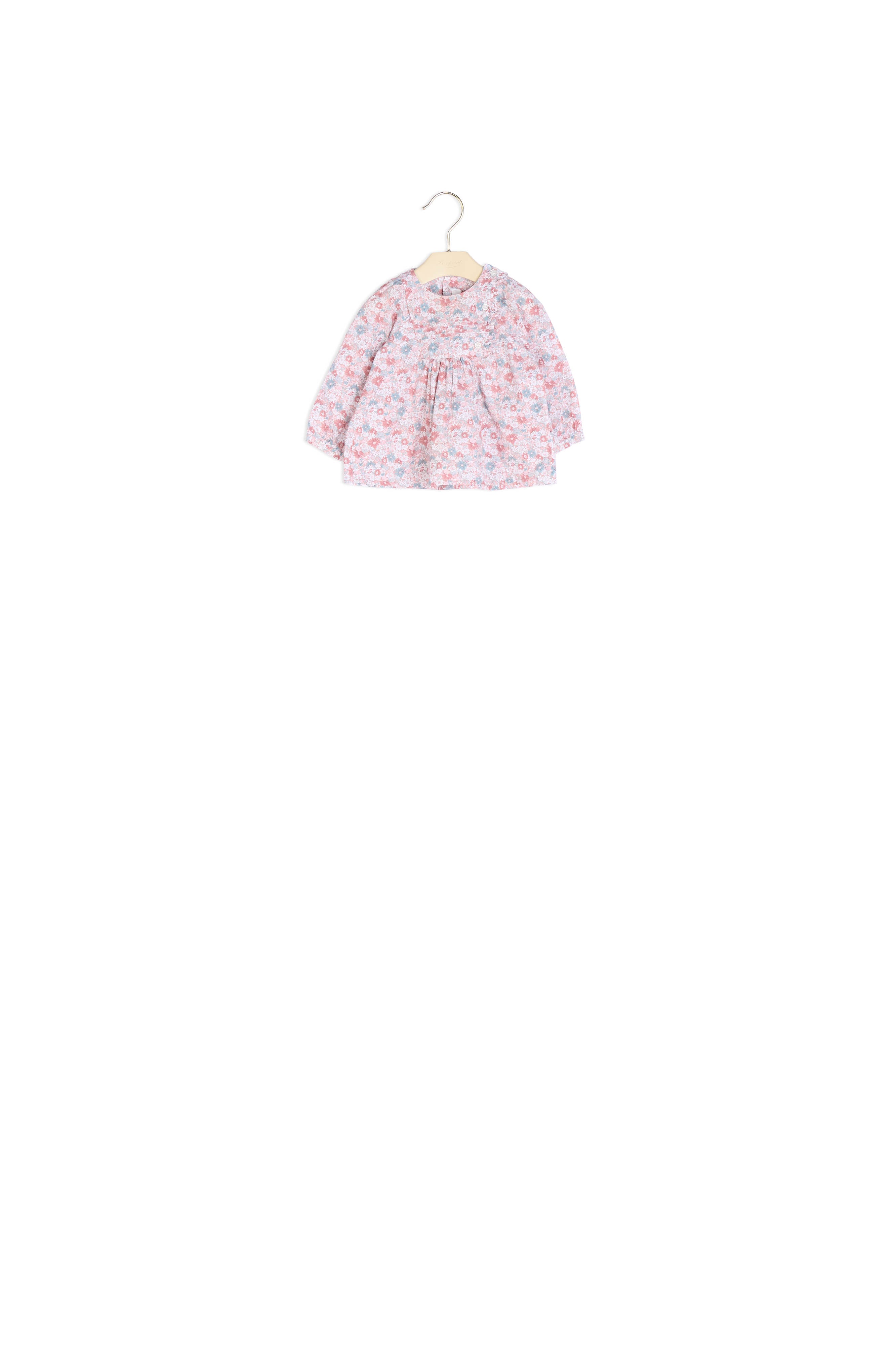 Blouse avec plastron et plis plats - Bonpoint vintage