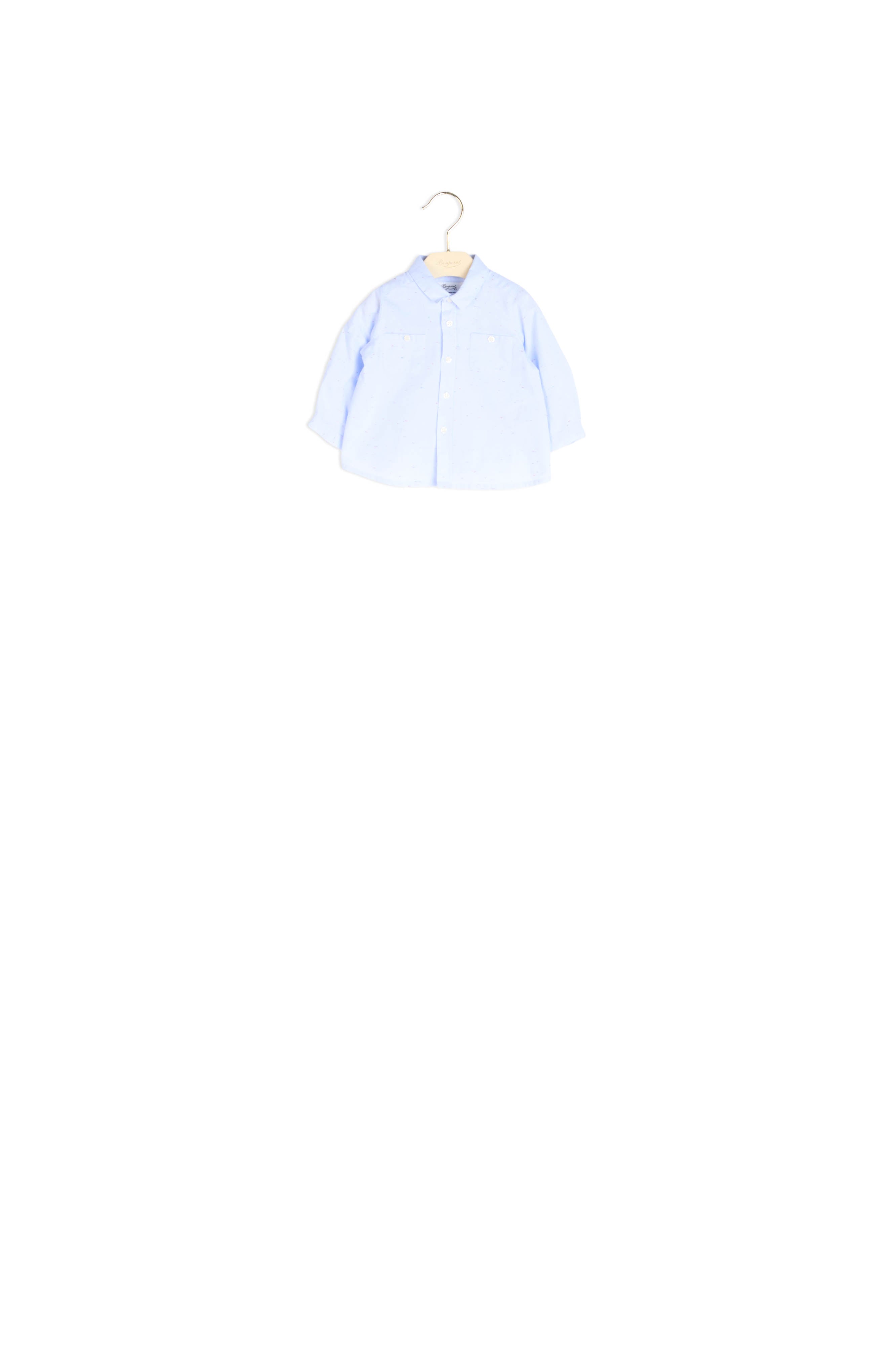 Chemise en popeline mouchetée - Bonpoint vintage