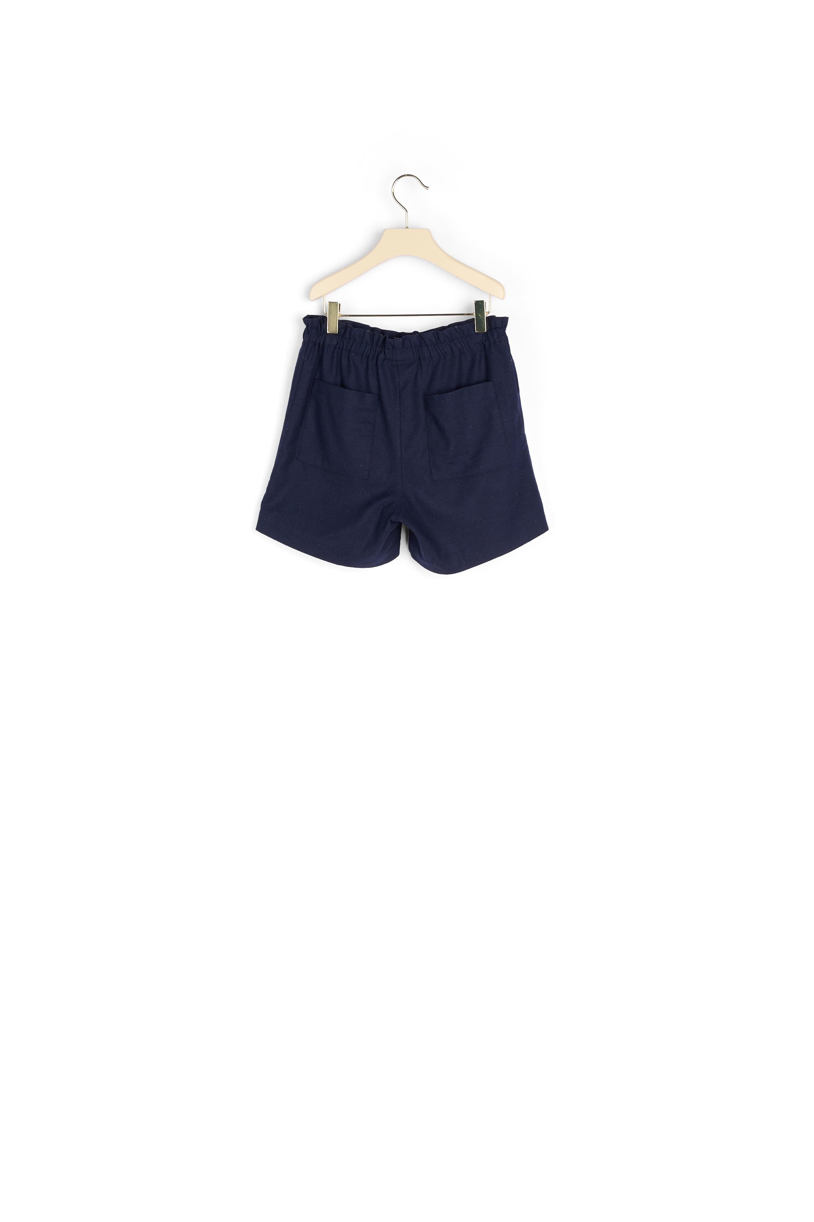 Short élastiqué en flanelle - Bonpoint vintage