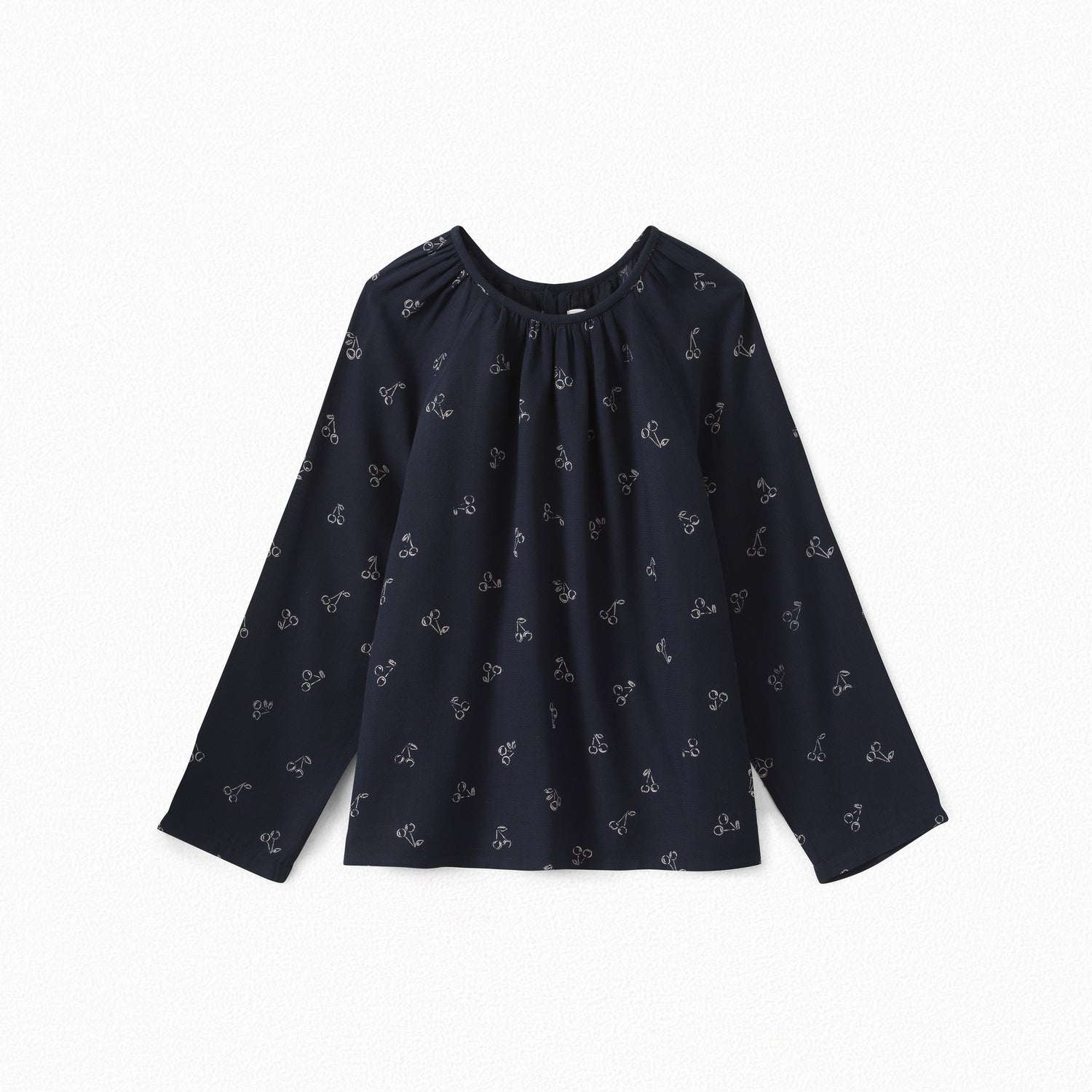 Blouse imprimée de cerises fille - Bonpoint vintage