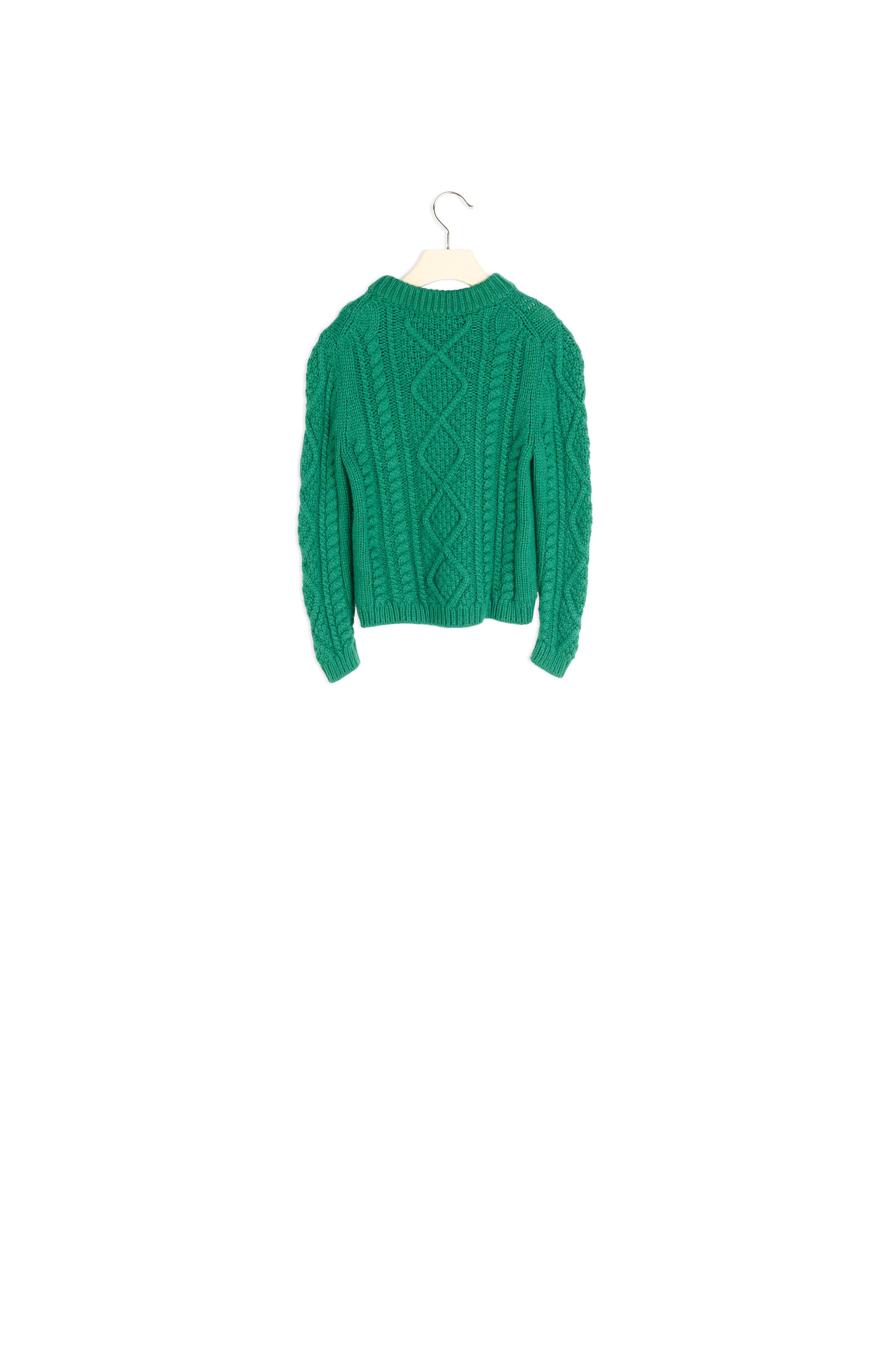 Pull à torsades mixte - Bonpoint vintage