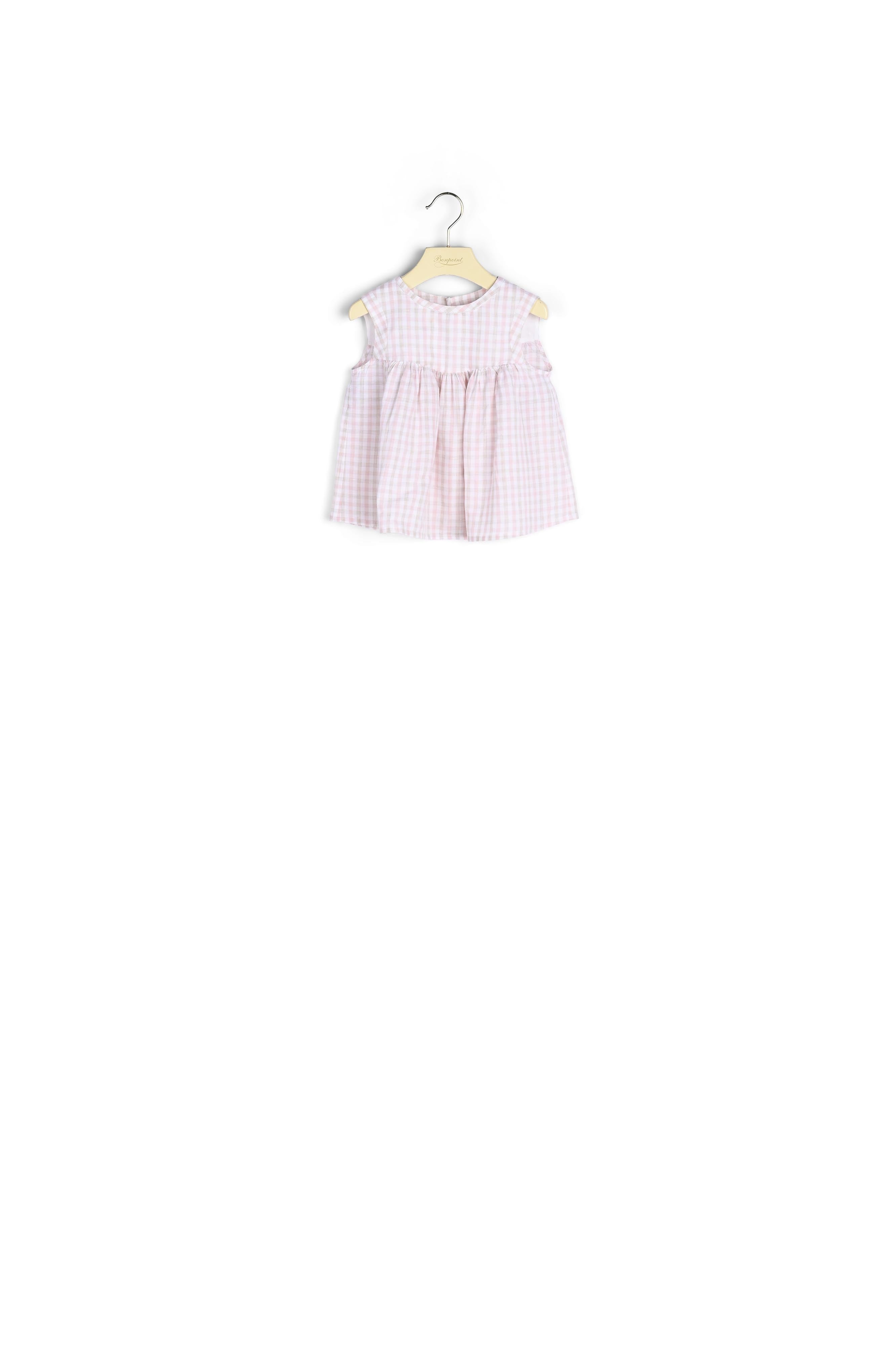 Blouse à carreaux - Bonpoint vintage