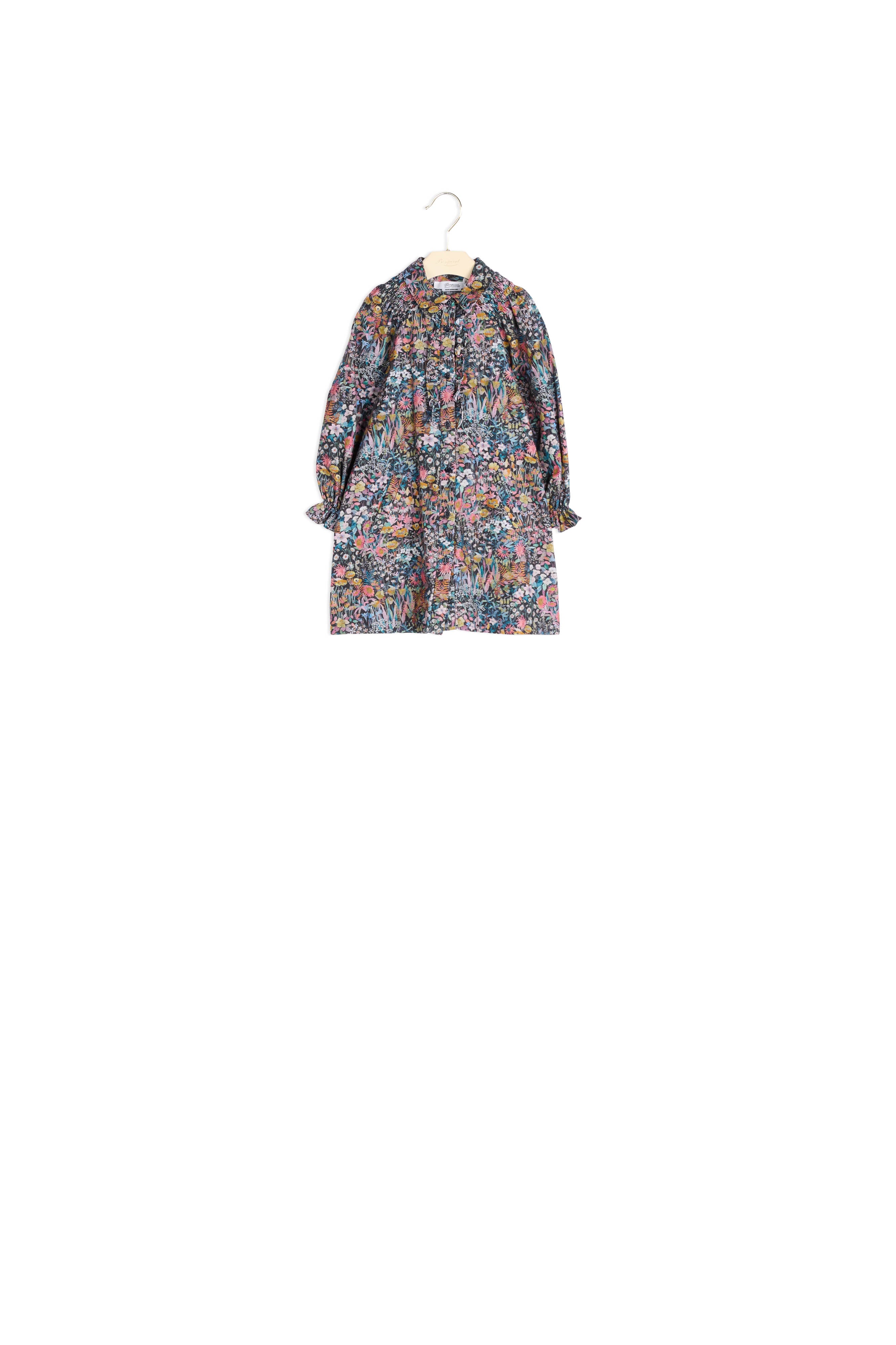 Robe en velours tissu Liberty - Bonpoint vintage