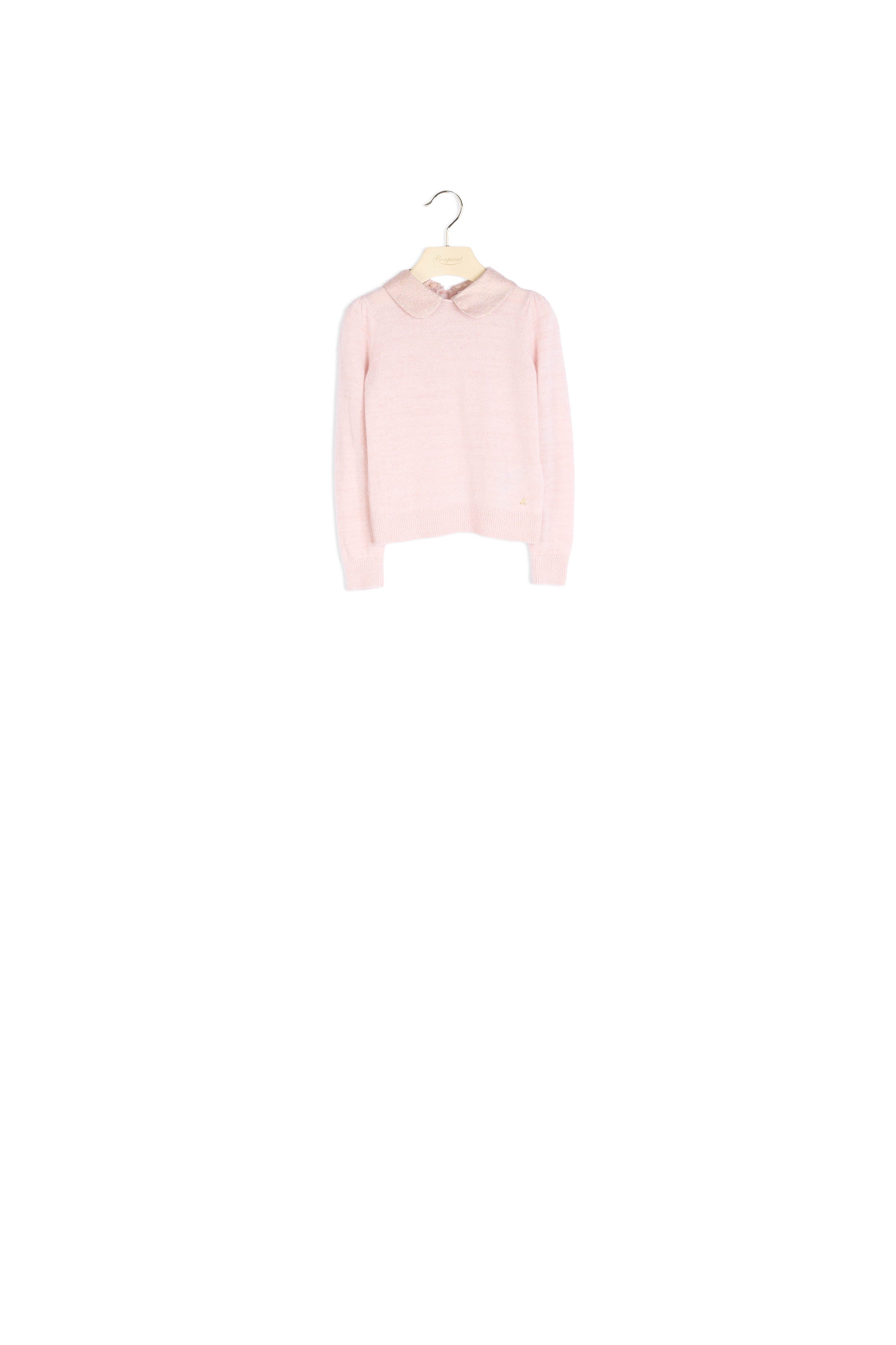 Pull à col Claudine fille - Bonpoint vintage