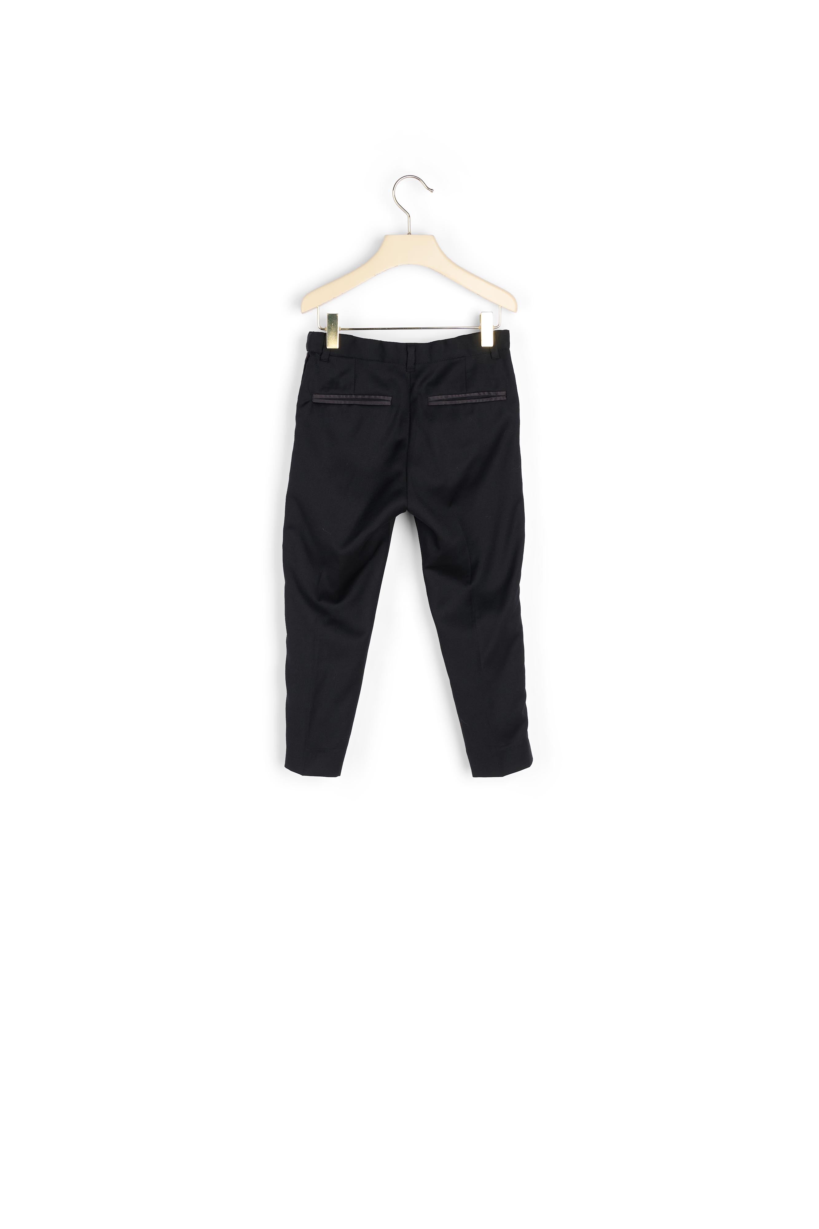 Pantalon de smoking avec bande satinée - Bonpoint vintage