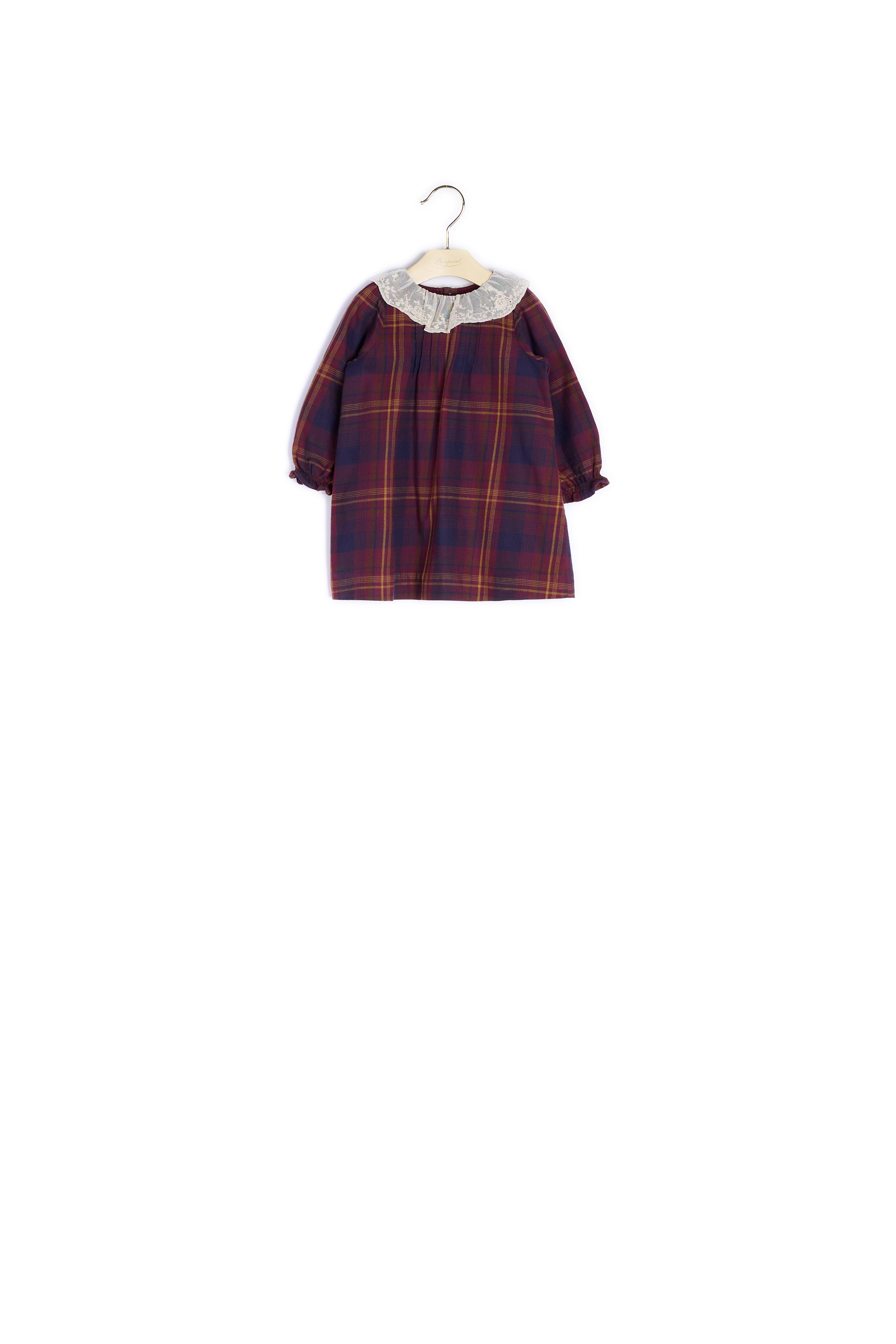 Robe en twill émerisé bébé - Bonpoint vintage