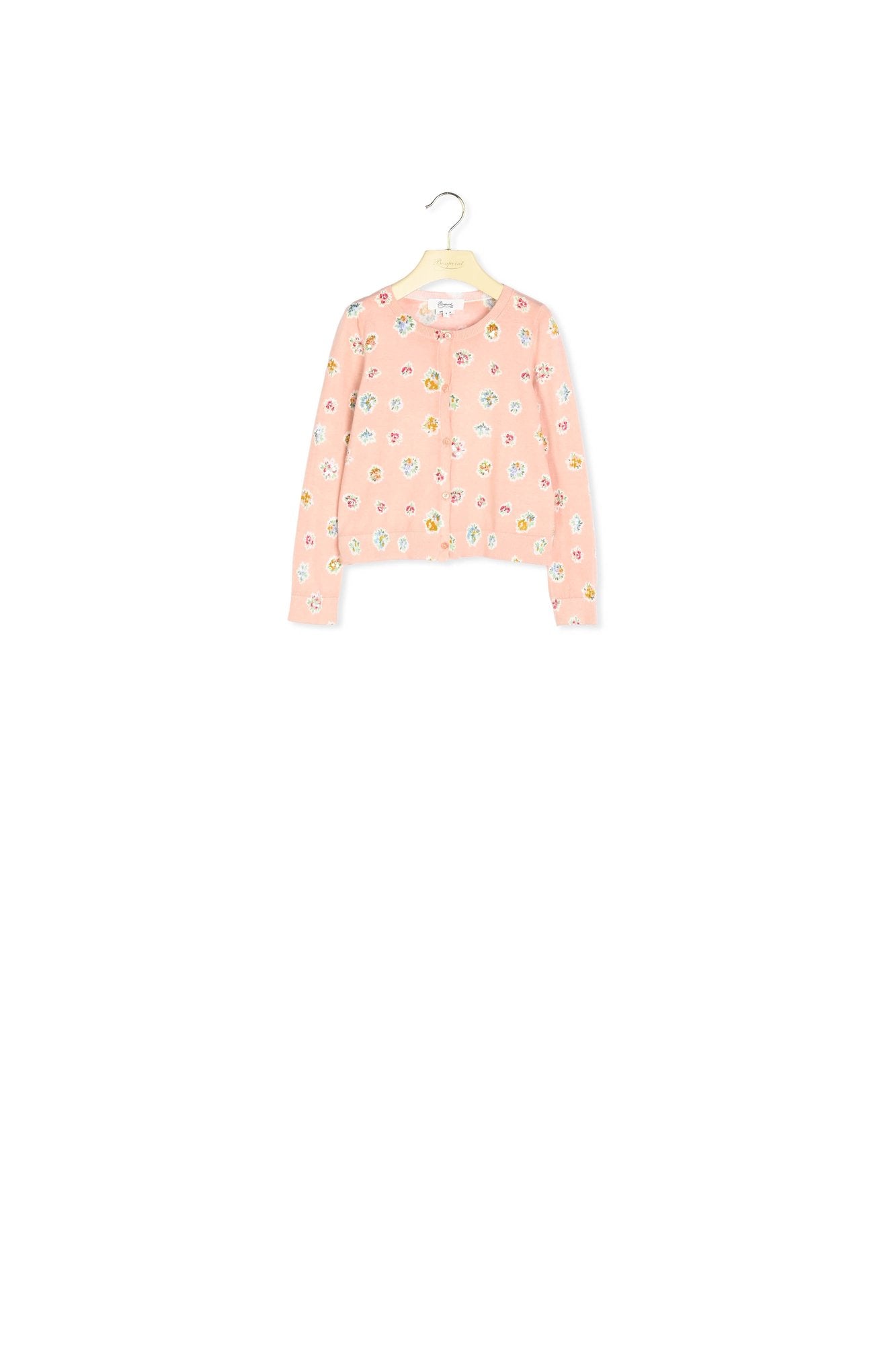Cardigan en coton imprimé - Bonpoint vintage