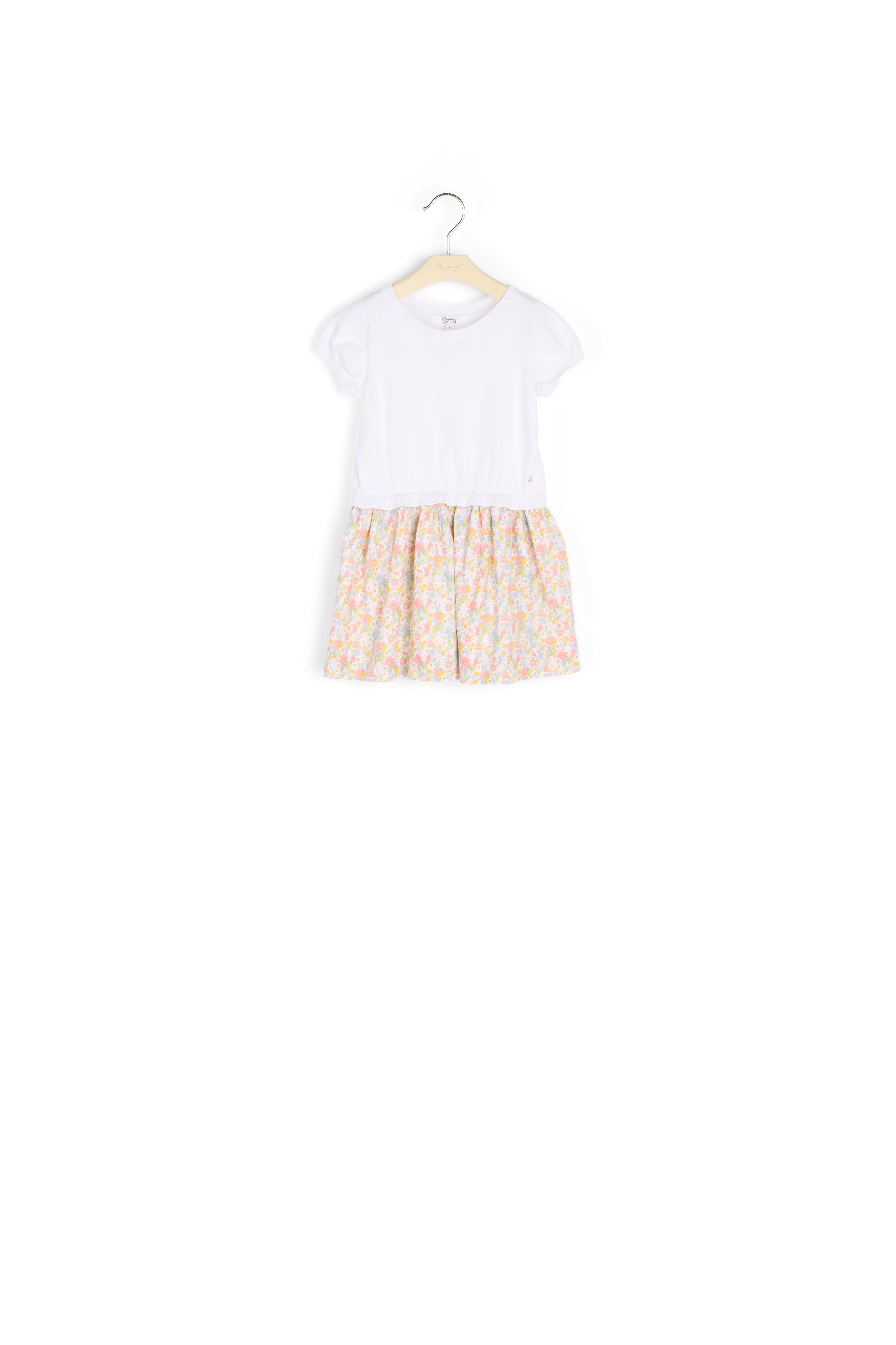 Robe bimatière - Bonpoint vintage