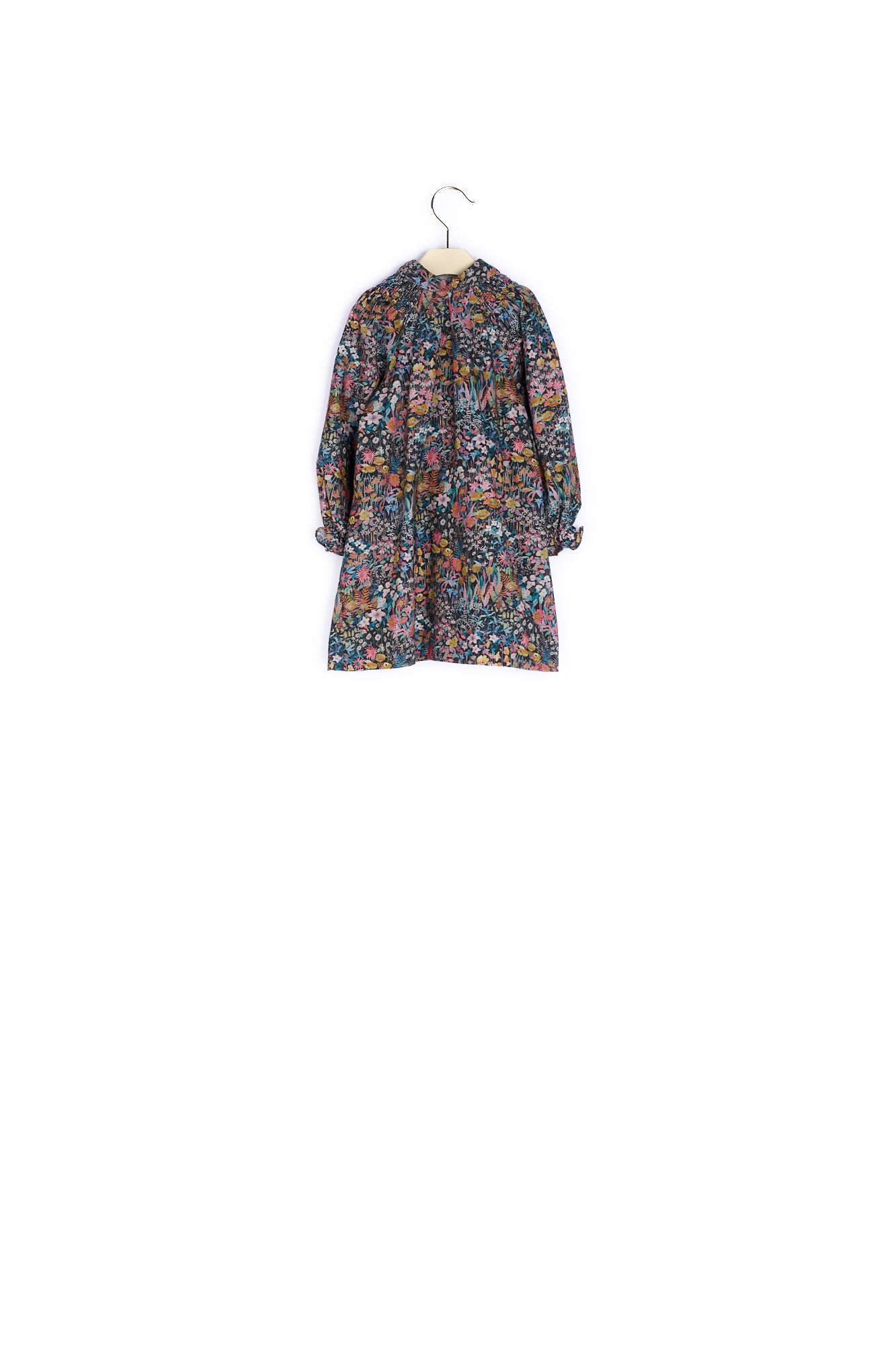Robe en velours tissu Liberty - Bonpoint vintage
