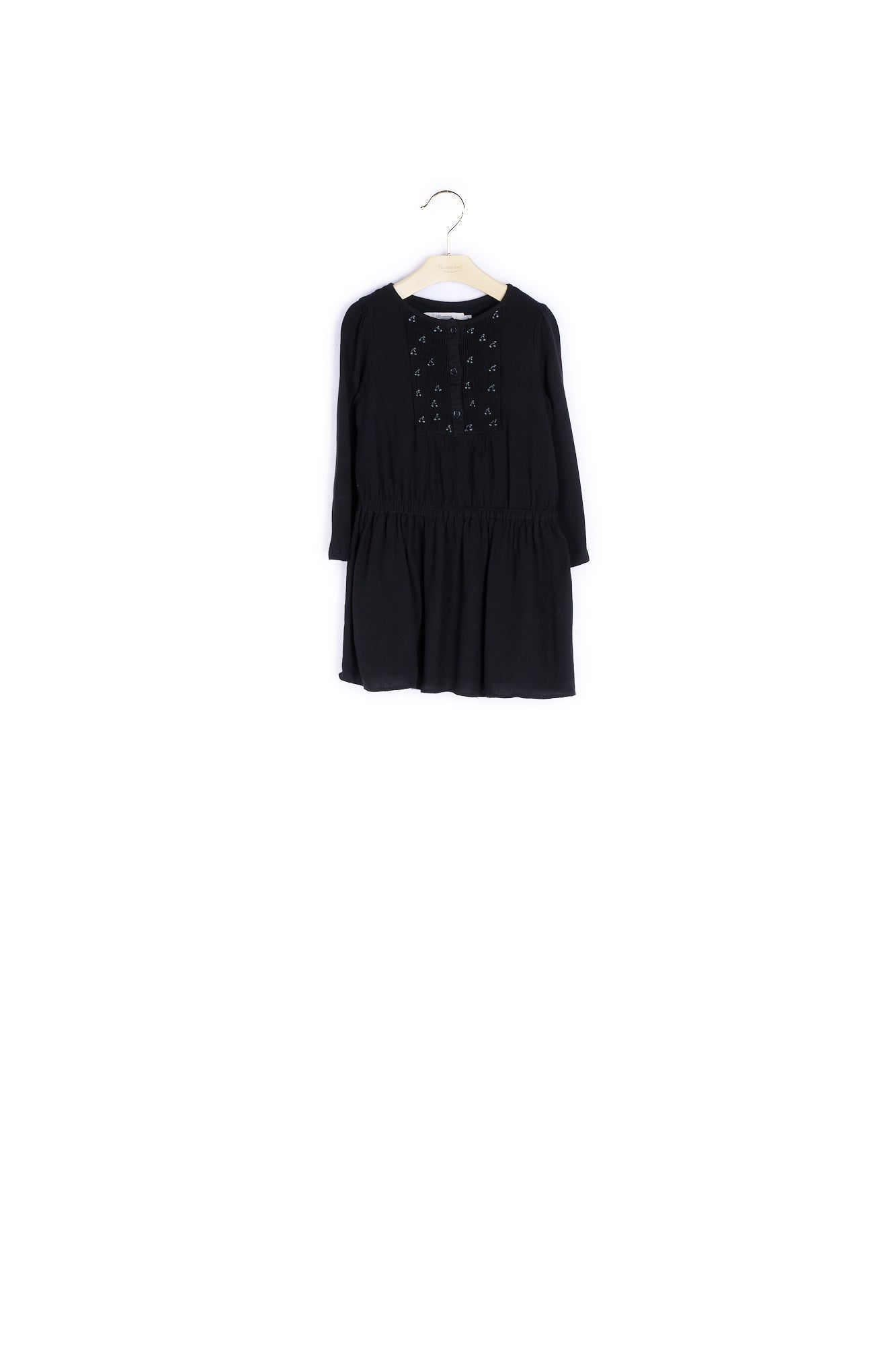 Robe fille plastron smocké - Bonpoint vintage