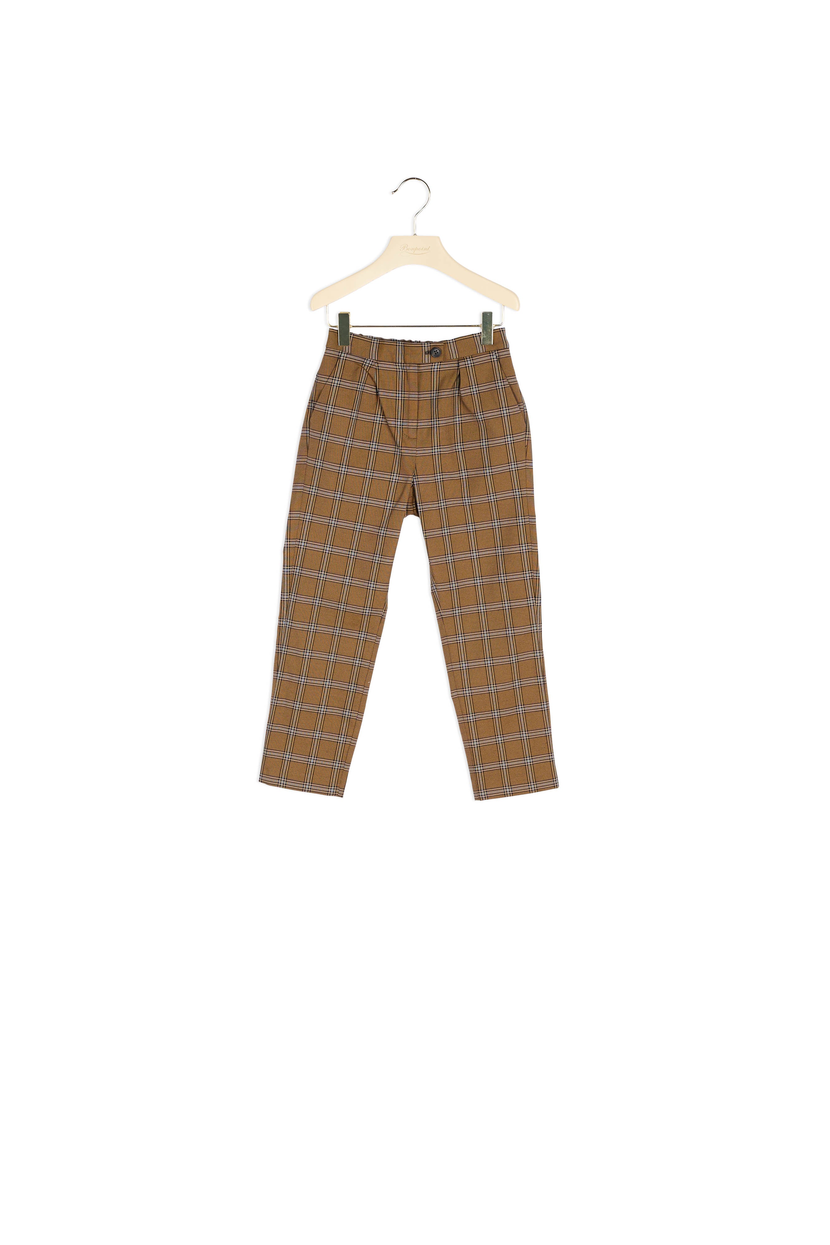 Pantalon à carreaux carreaux - Bonpoint vintage